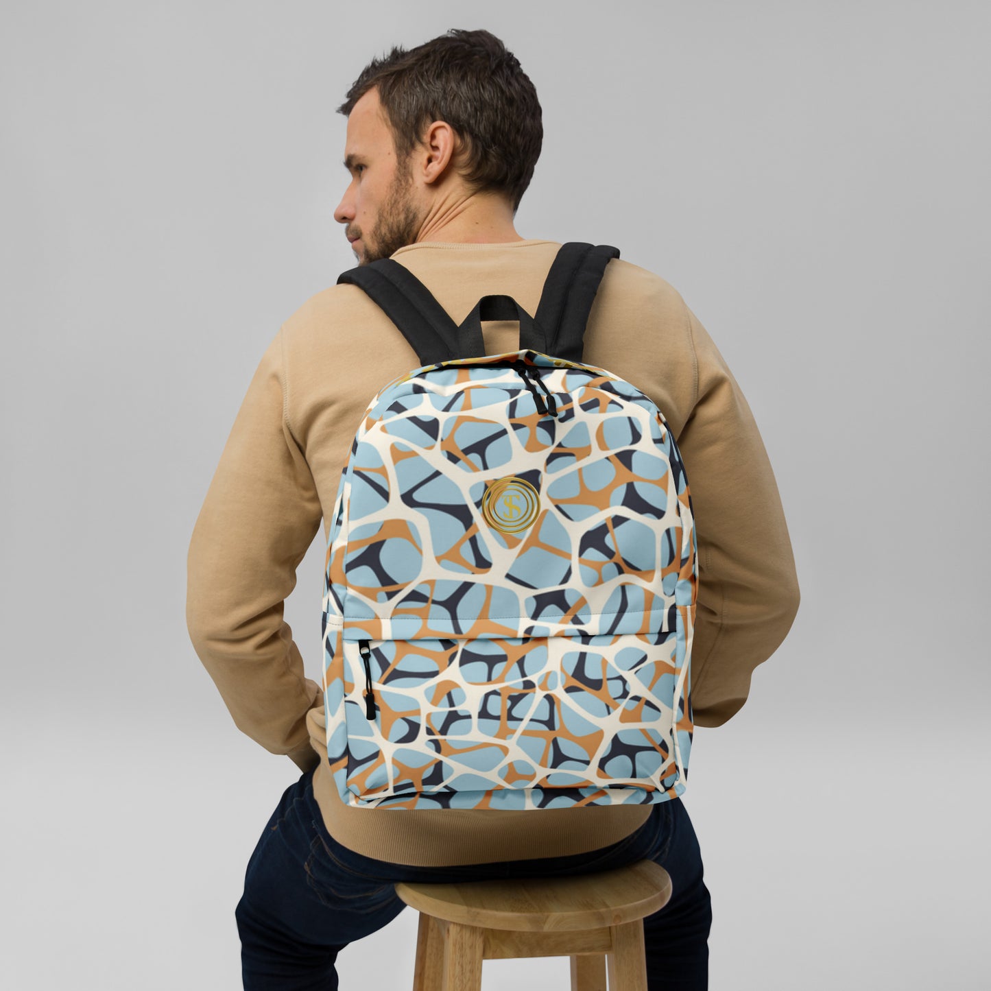 Abstract Mosaic Backpack | Modern Laptop & Travel Backpack