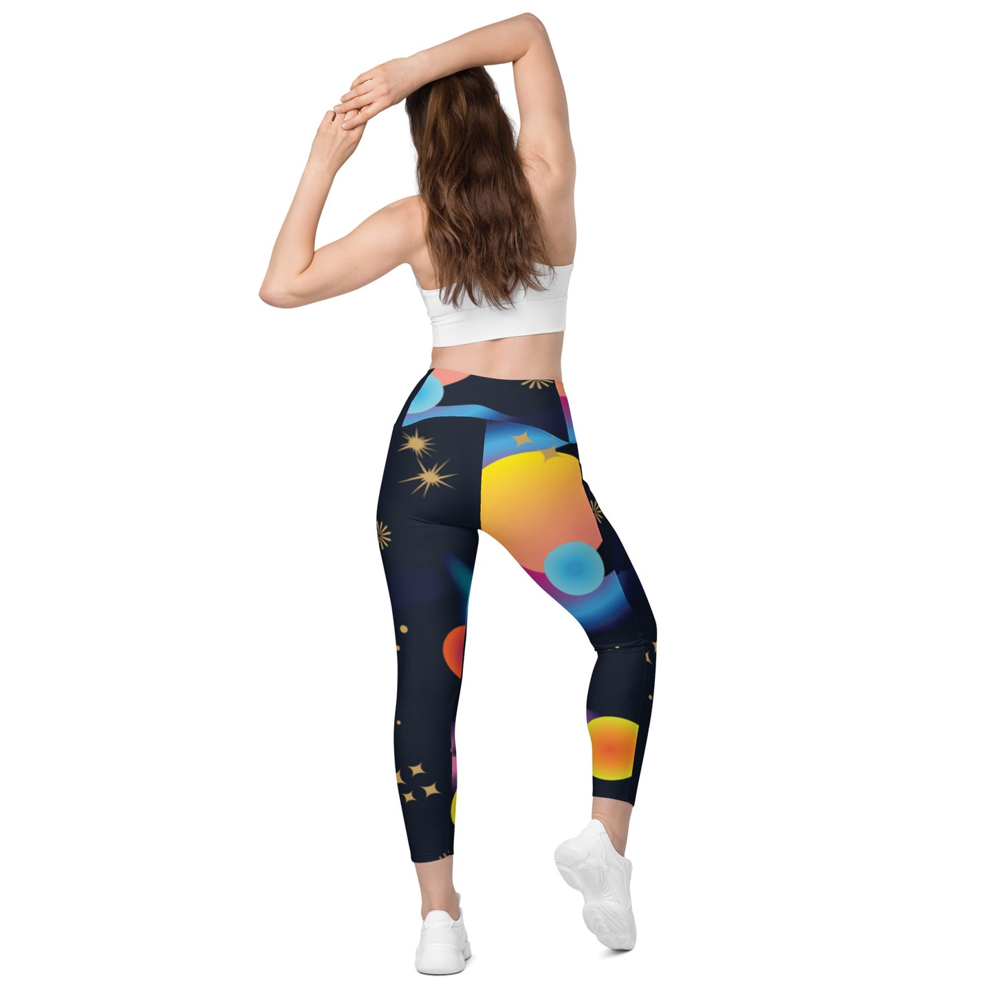 Shine Bright- Crossover leggings with pockets