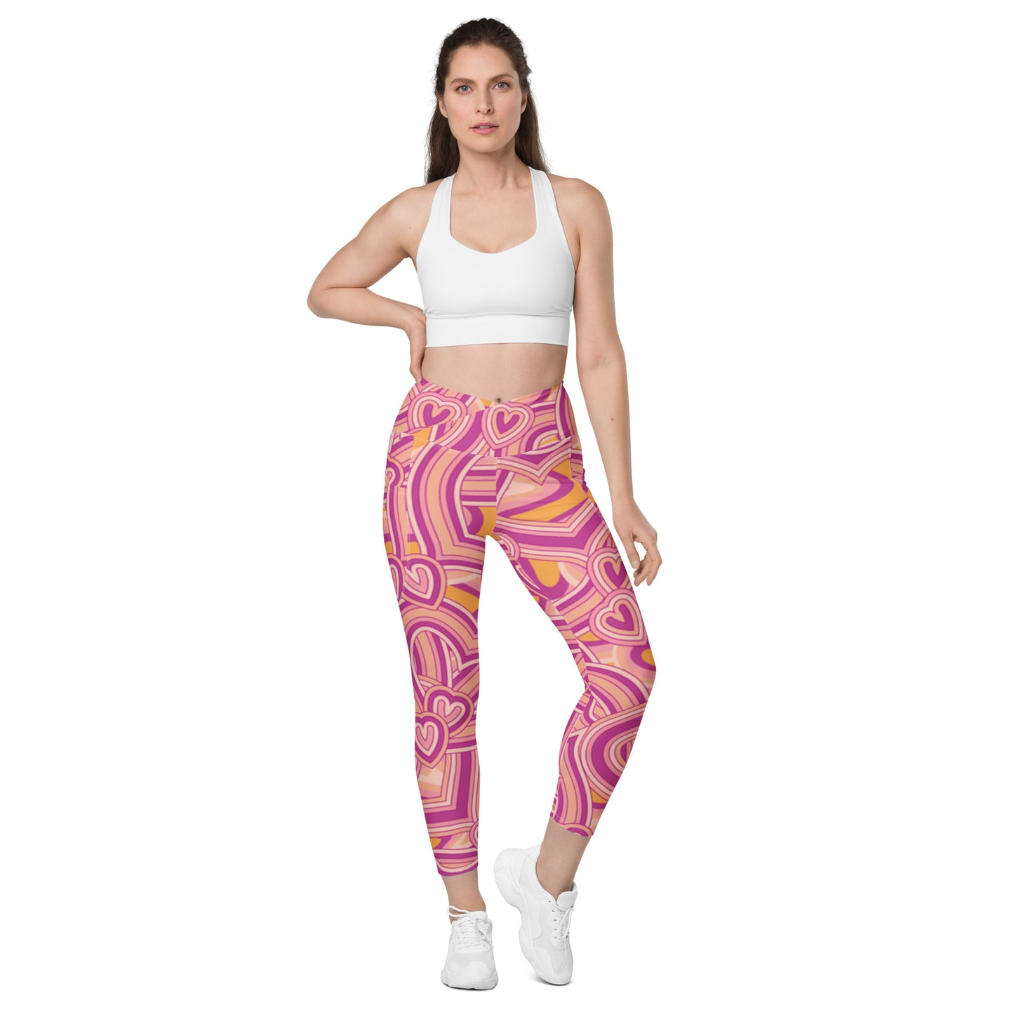A Heart Thing- Crossover leggings with pockets