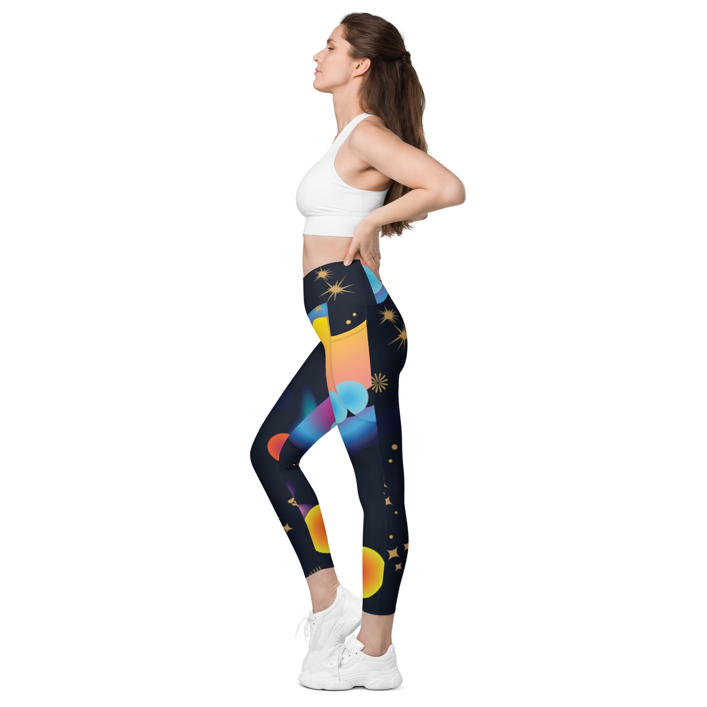 Shine Bright- Crossover leggings with pockets