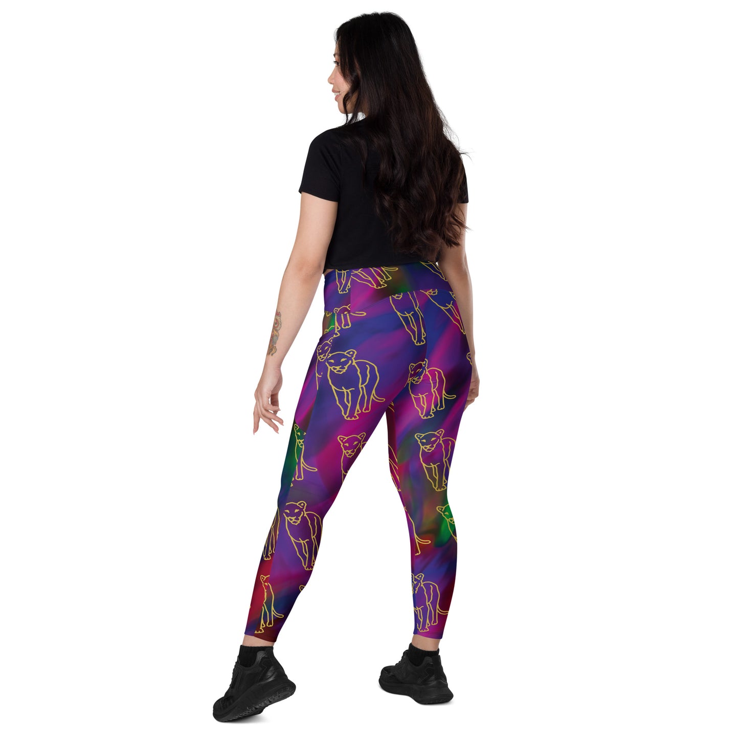 Scope of Colors- Crossover leggings with pockets