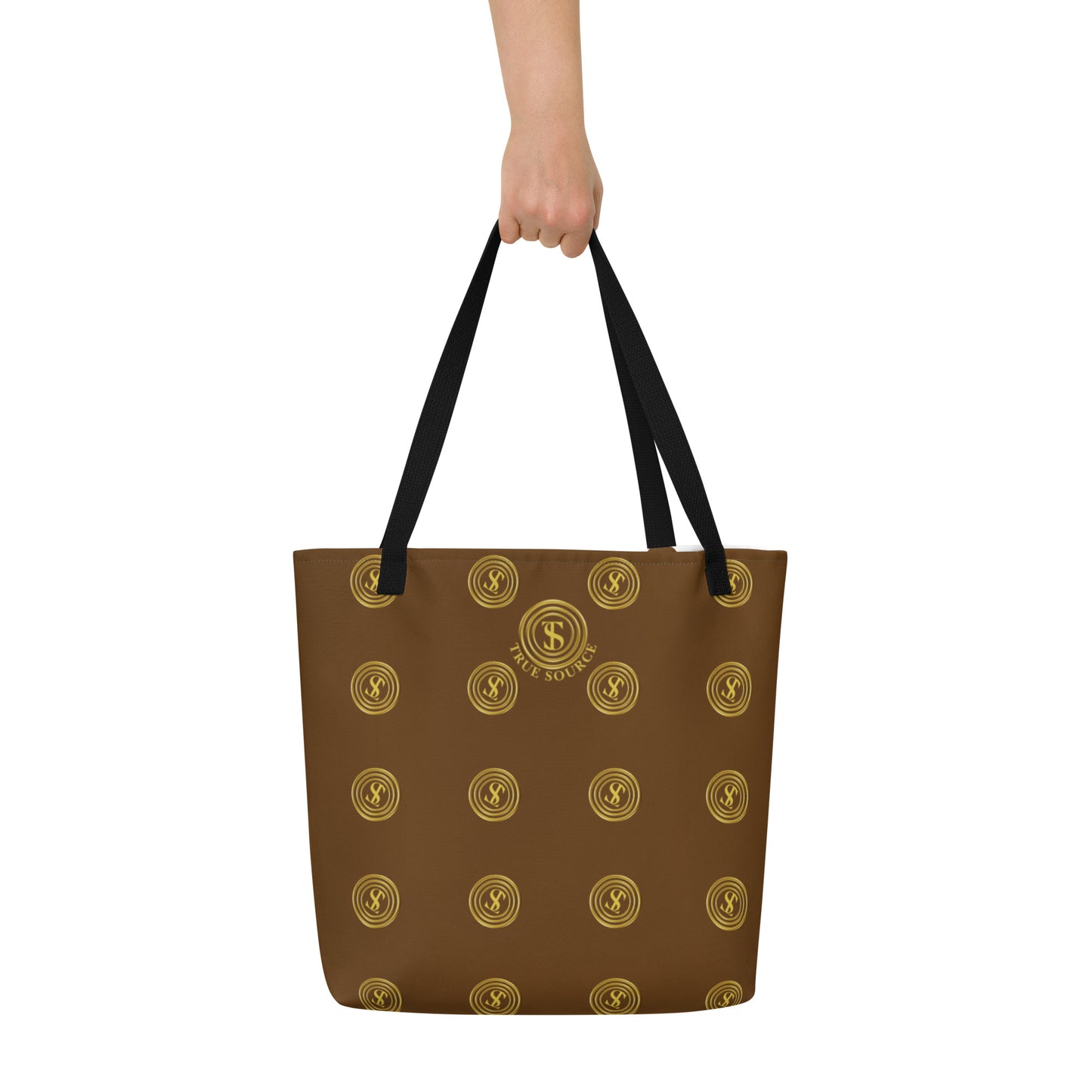 Resourceful-All-Over Print Large Tote Bag