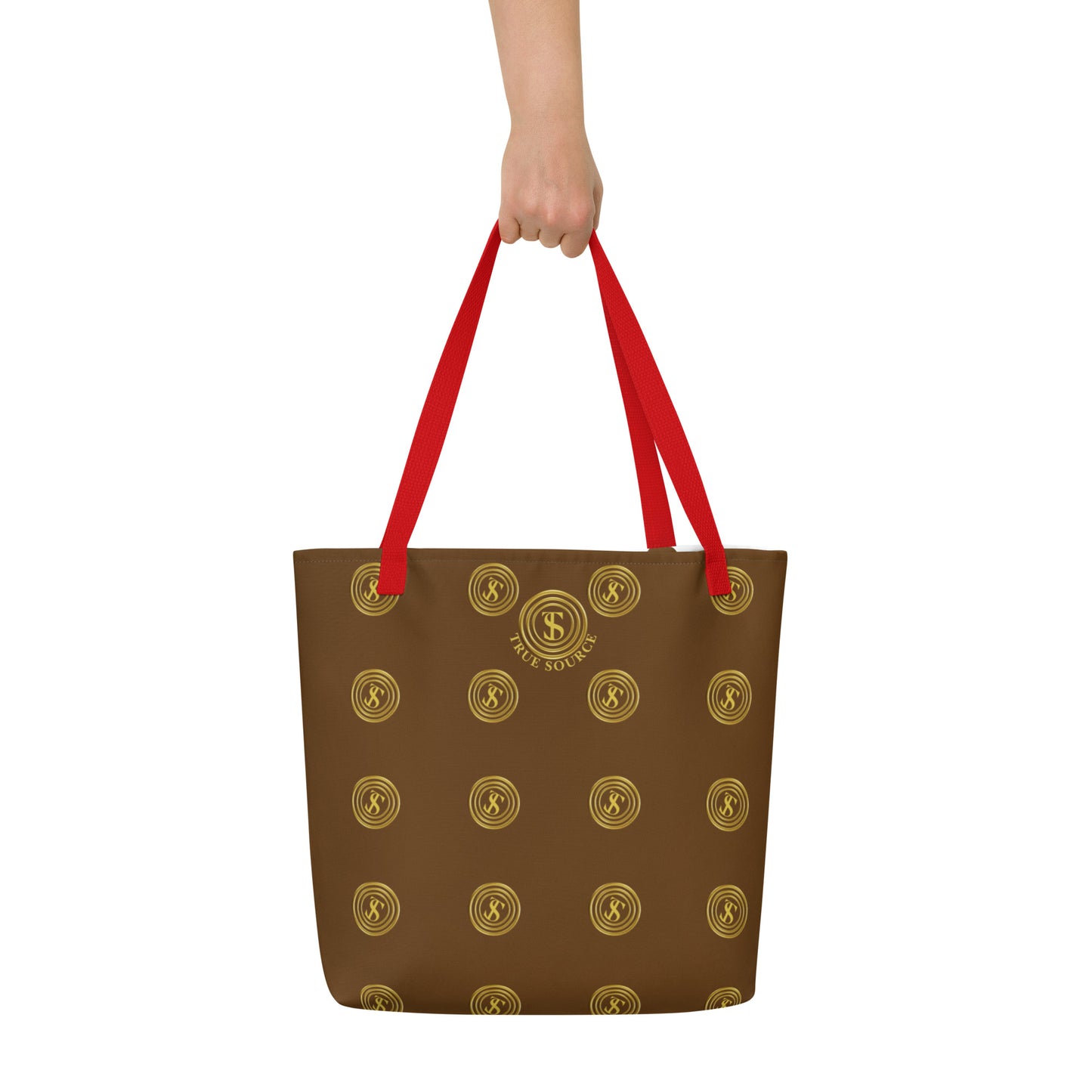 Resourceful-All-Over Print Large Tote Bag