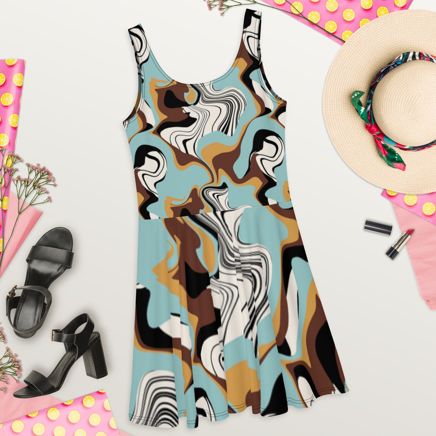Scope of Colors- Skater Dress
