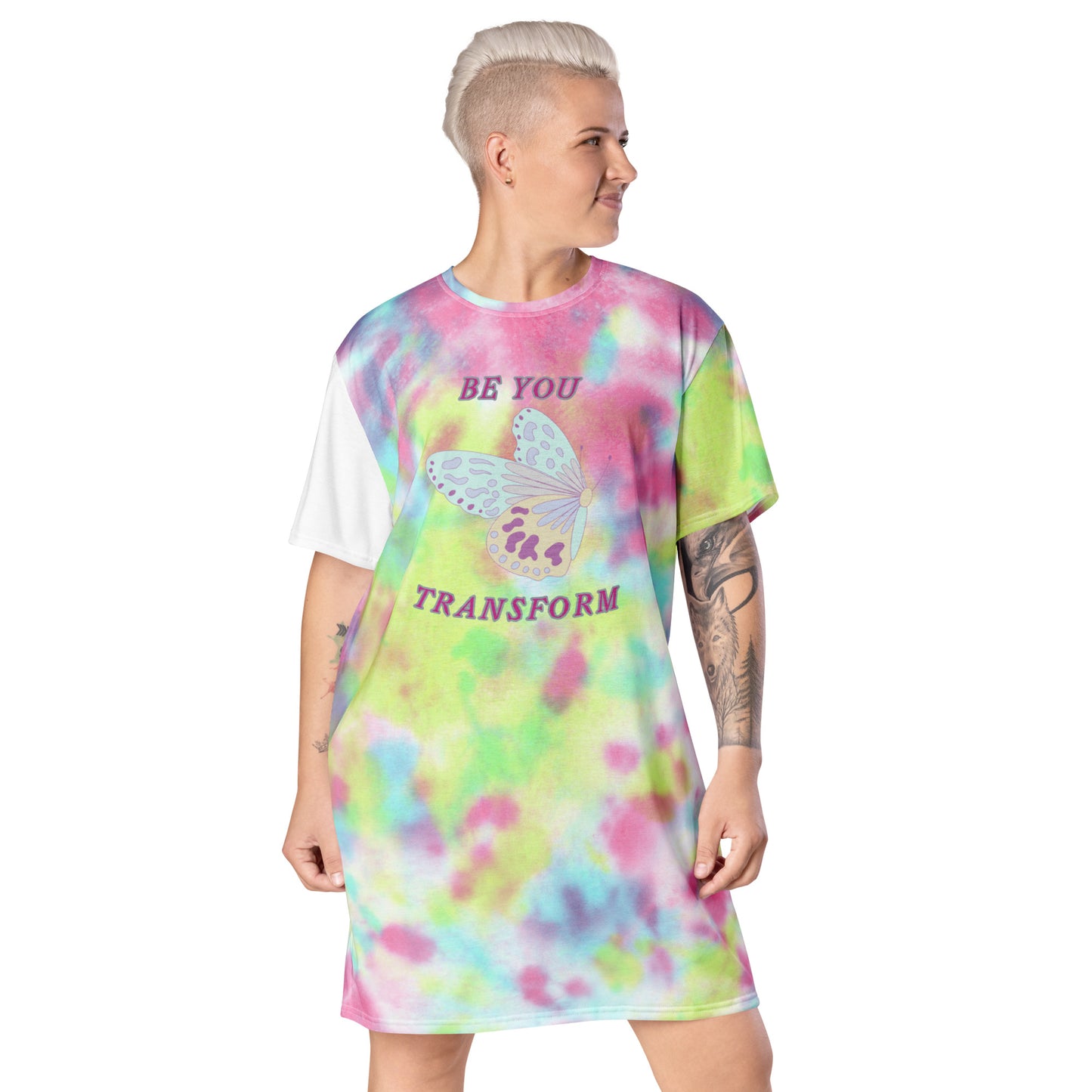 Scope of Color-T-shirt dress
