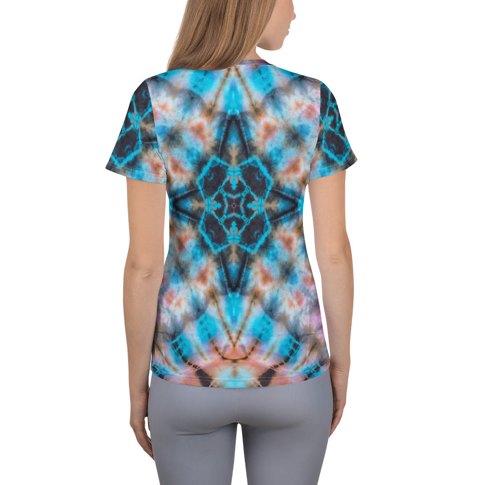 Scope of Color-All-Over Print Women's Athletic T-shirt