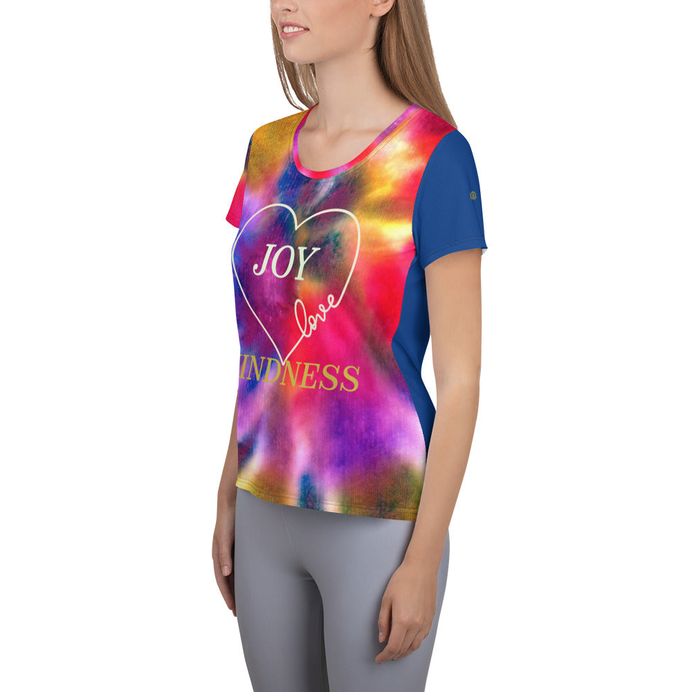 Scope of Color-All-Over Print Women's Athletic T-shirt