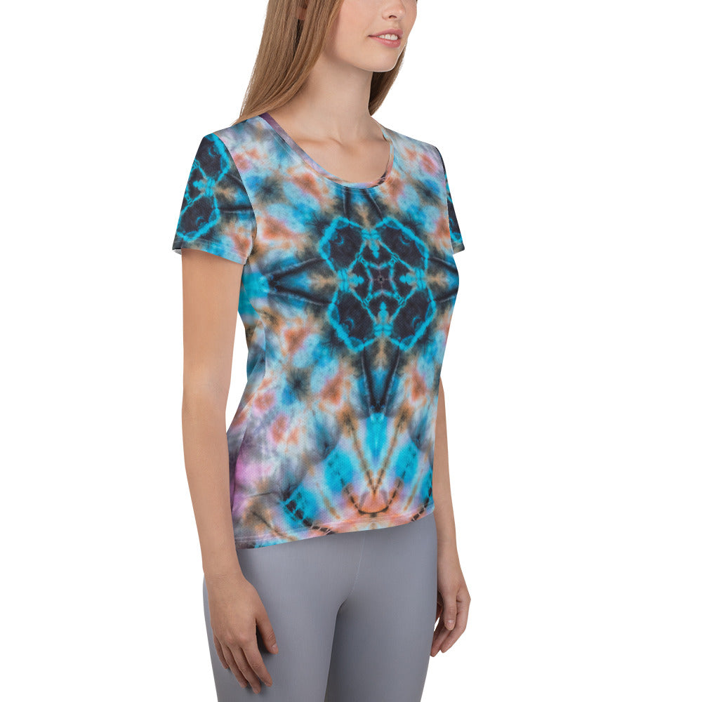 Scope of Color-All-Over Print Women's Athletic T-shirt