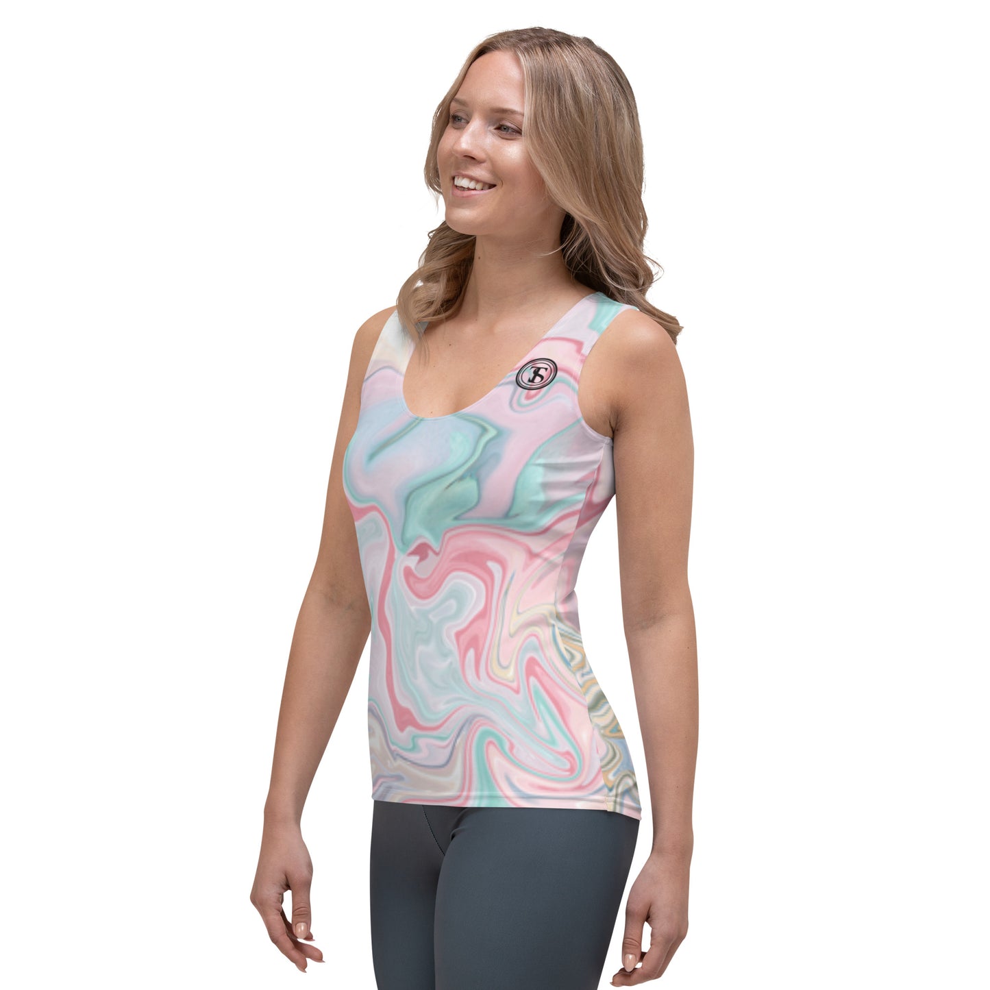 Think Positive-Sublimation Cut & Sew Tank Top NN