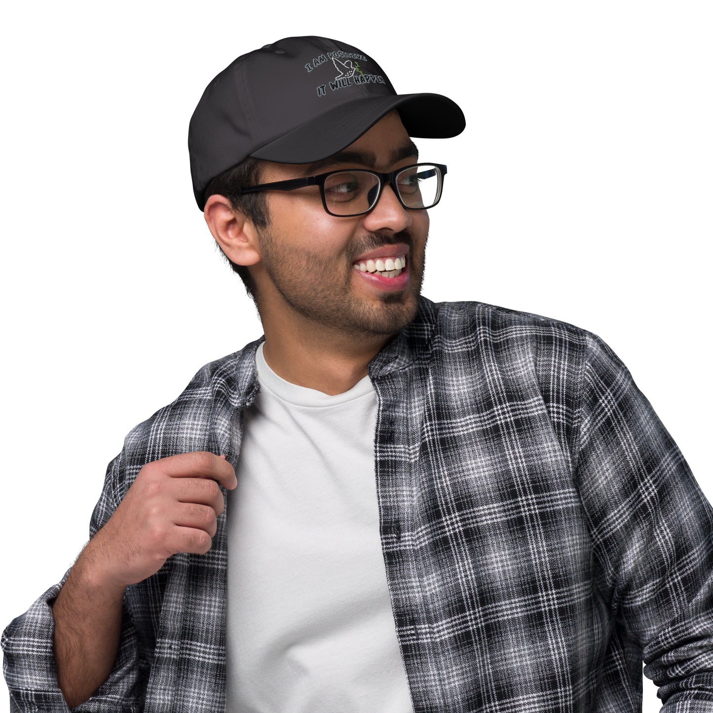 Think Positive-Dad hat