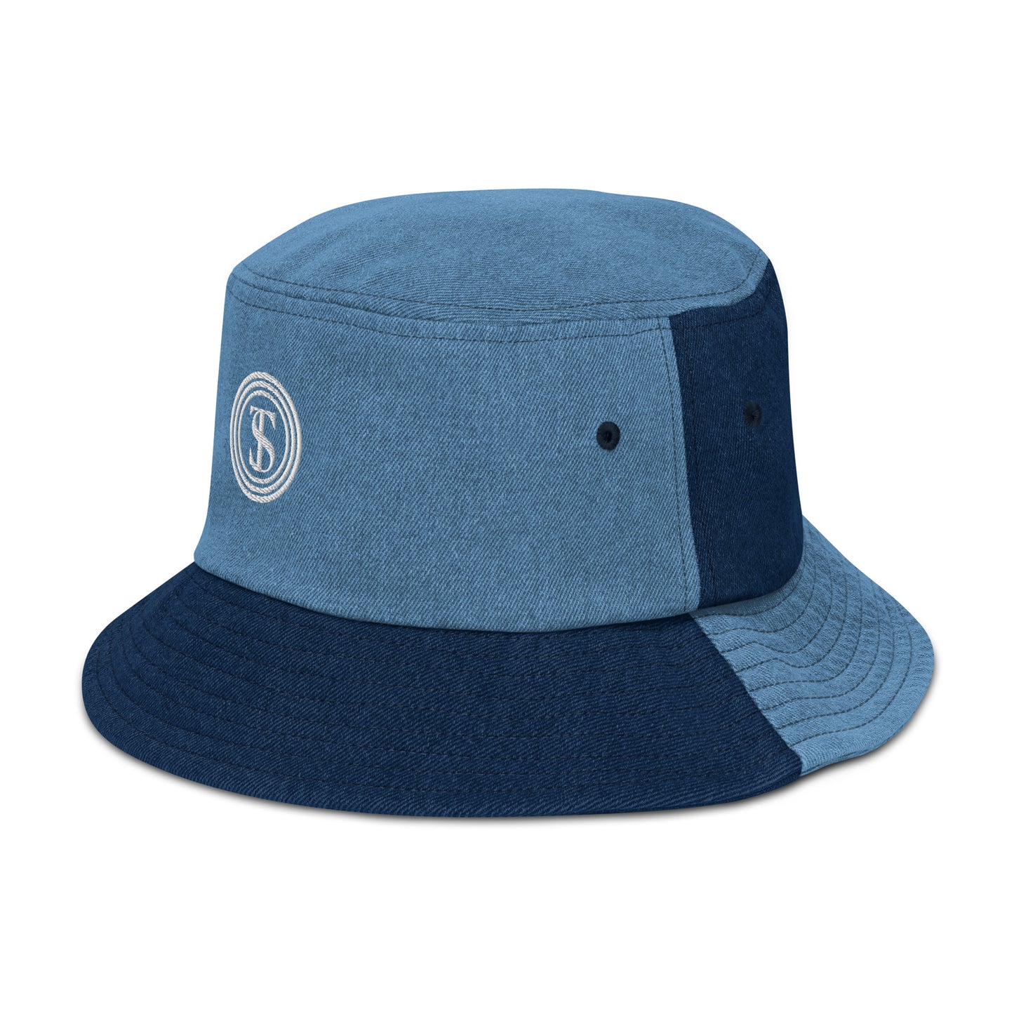 Crowning Comfort- Denim bucket hat