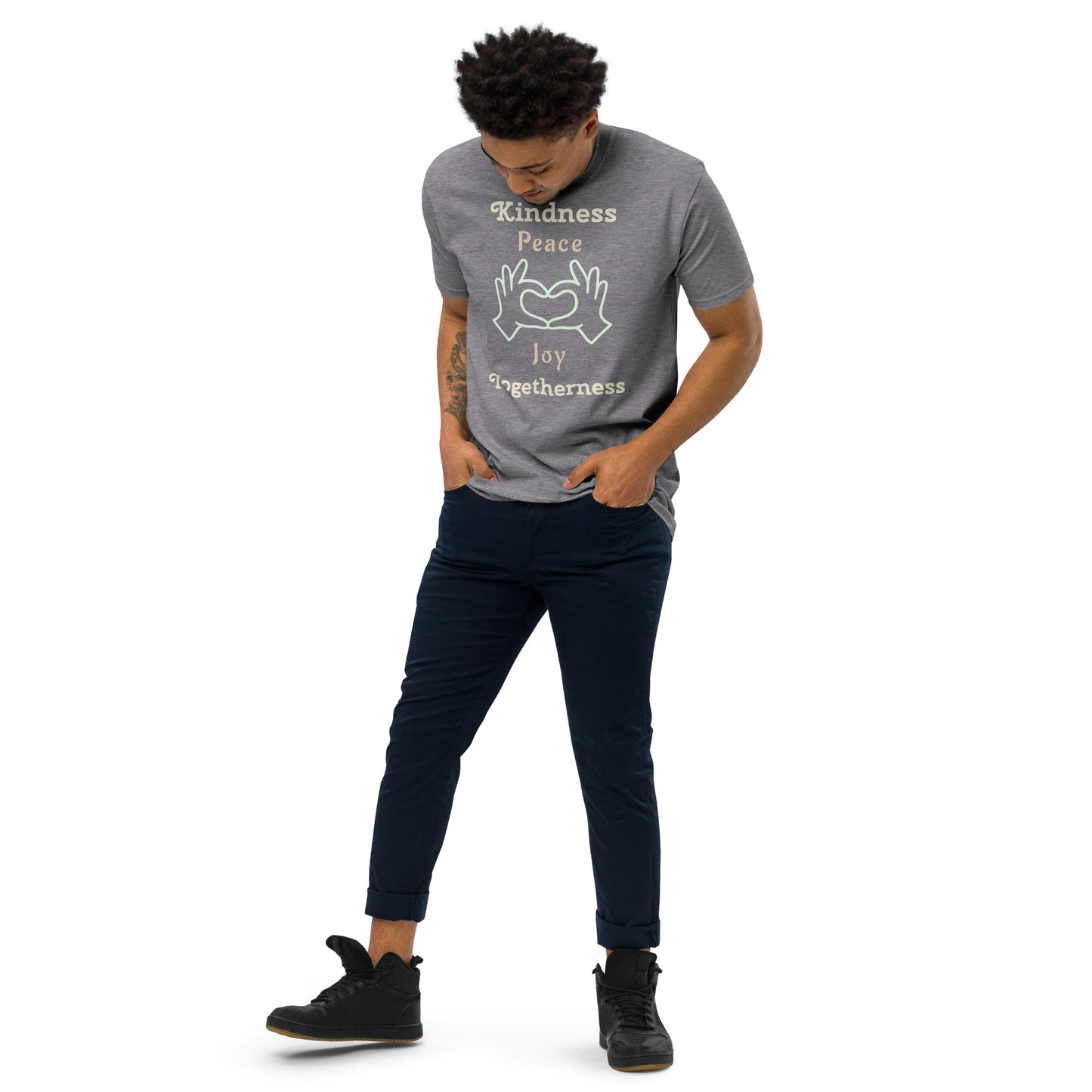 A Heart Thing-Men’s premium heavyweight tee