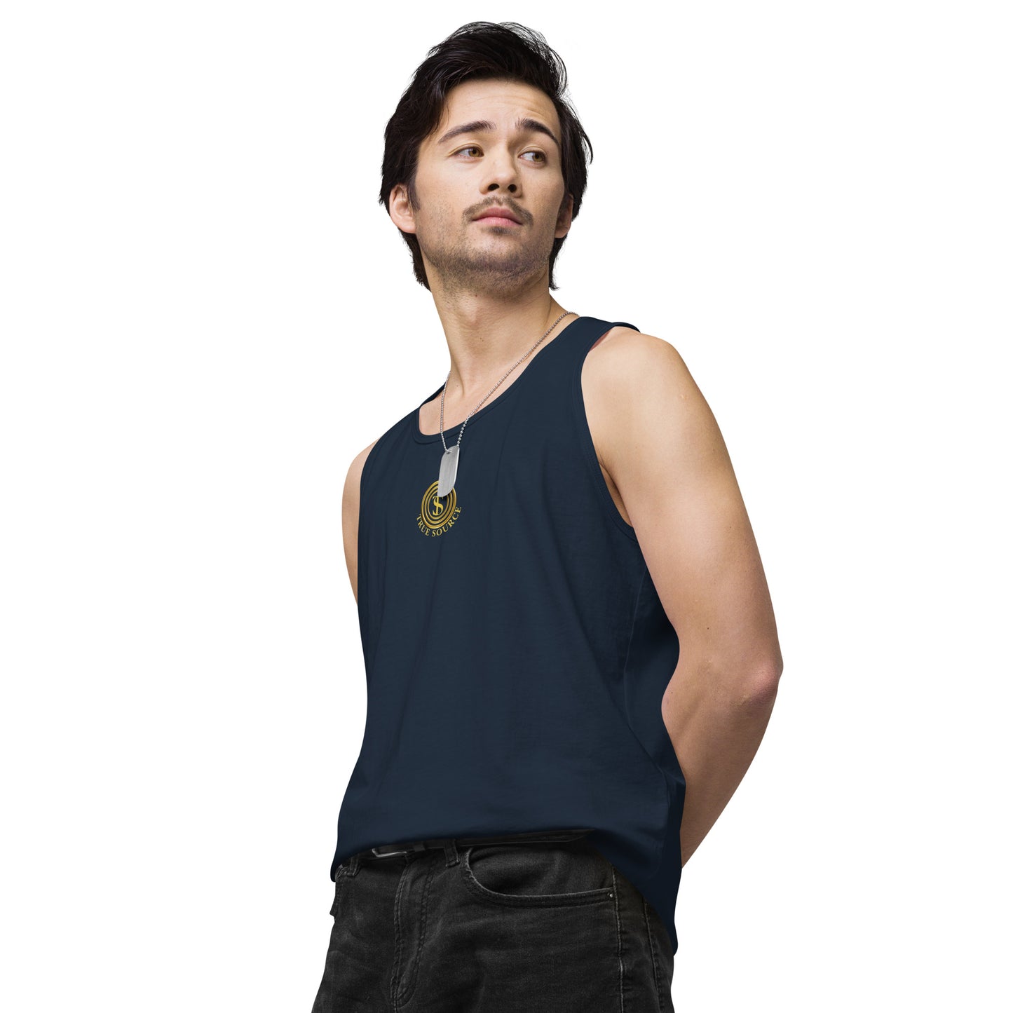 True Source-Men’s premium tank top