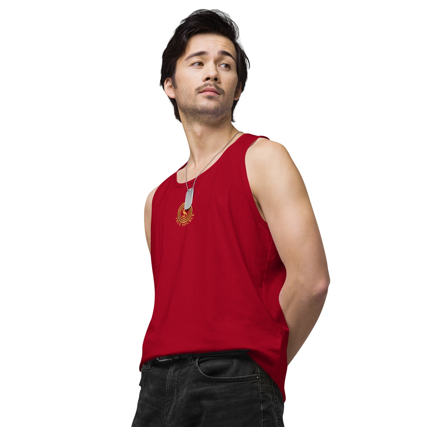 True Source-Men’s premium tank top
