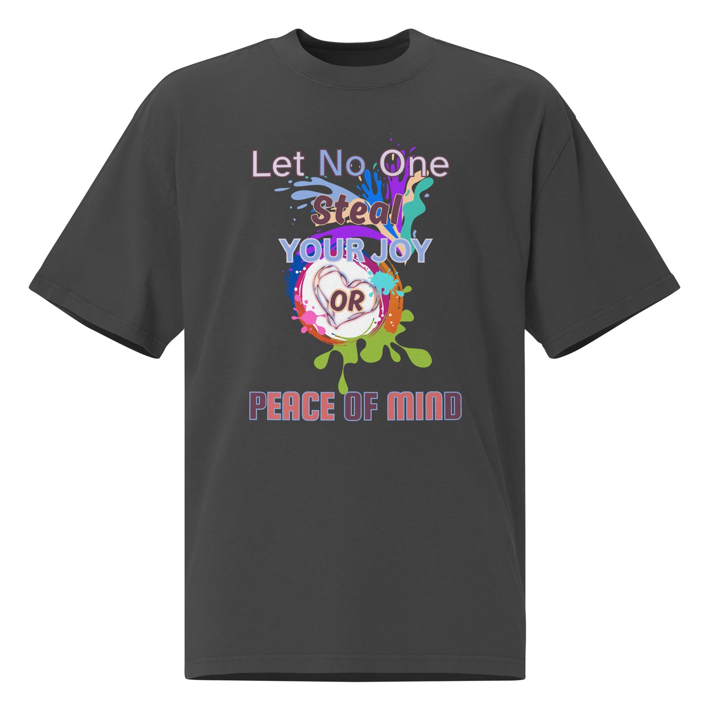 Emotions-Oversized faded t-shirt