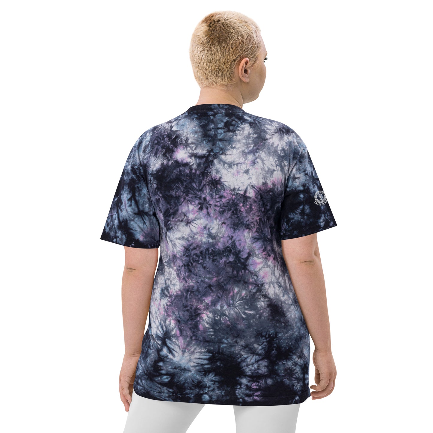 I Am Positive It Will Happen Tie-Dye Oversized T-Shirt | Positive Mindset Apparel