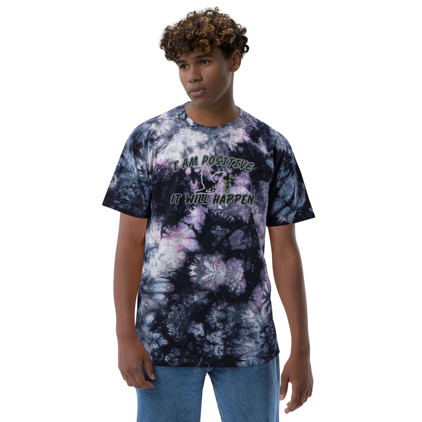 True-Source-Oversized tie-dye t-shirt