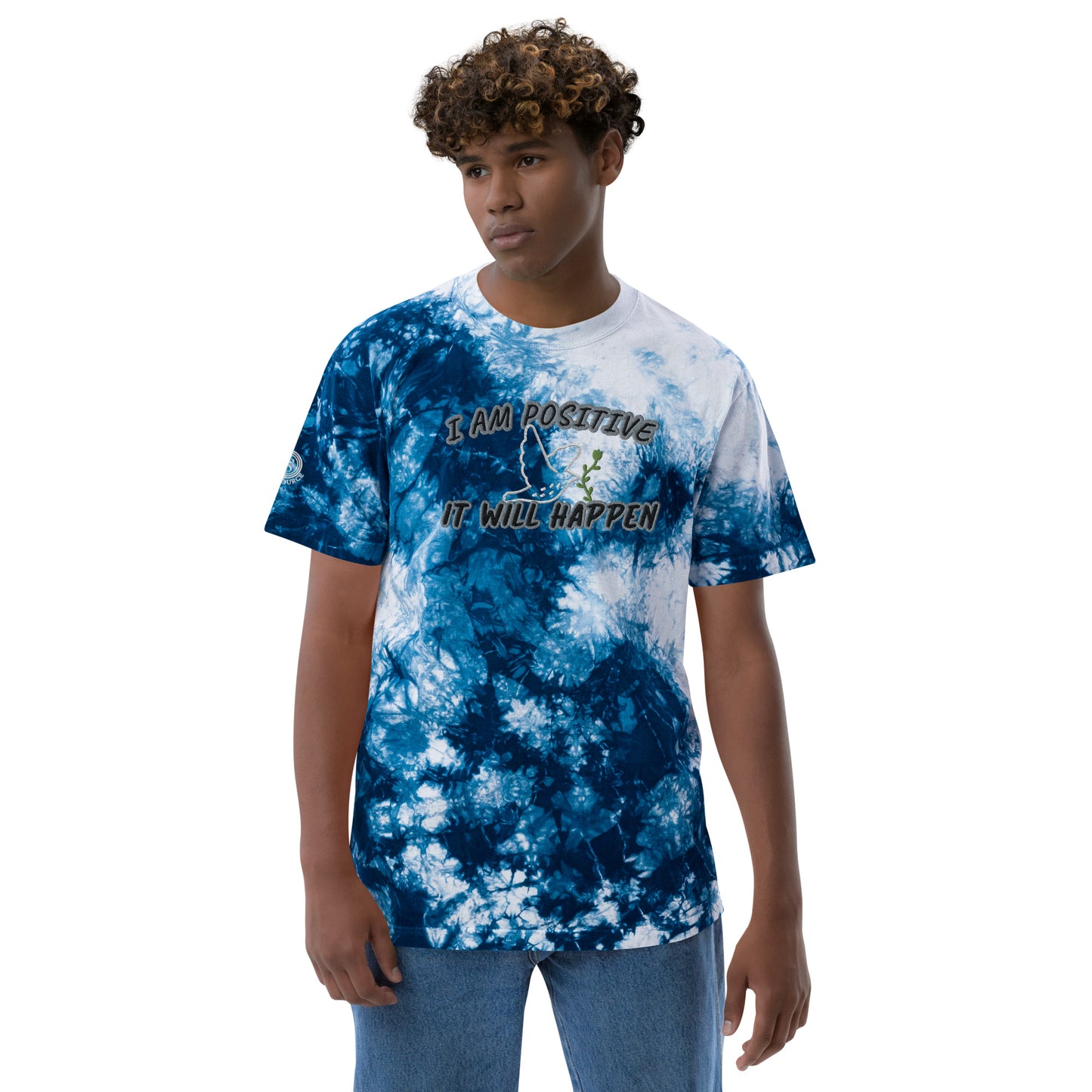 True-Source-Oversized tie-dye t-shirt