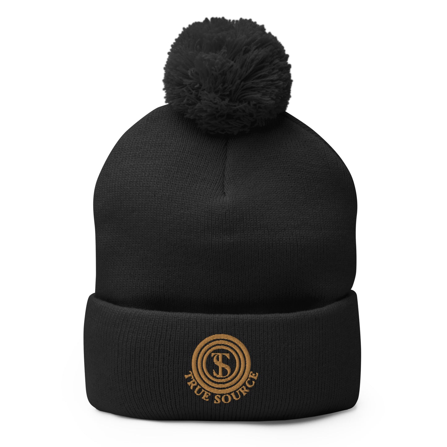 True Source-Pom-Pom Beanie