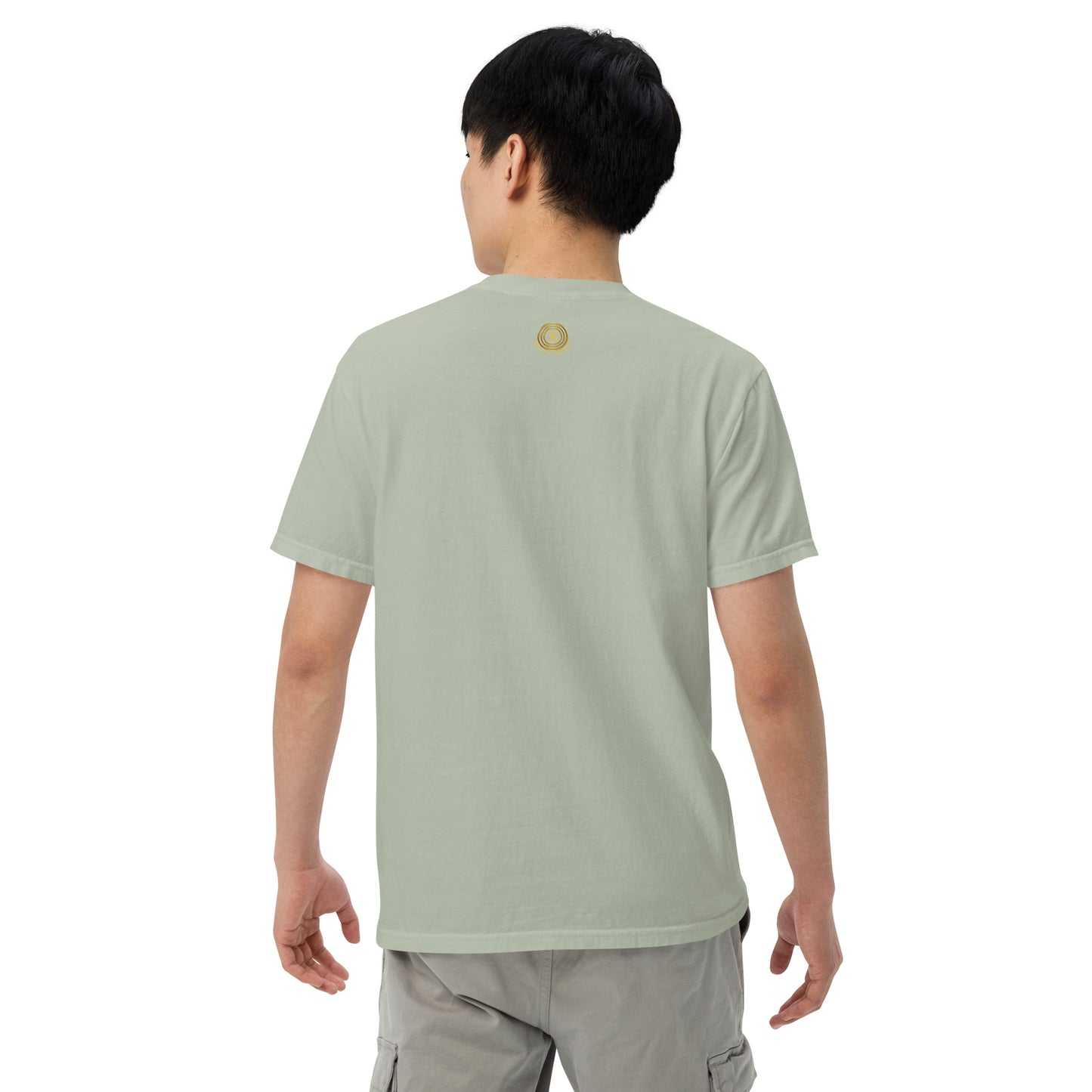 True source-Unisex garment-dyed heavyweight t-shirt