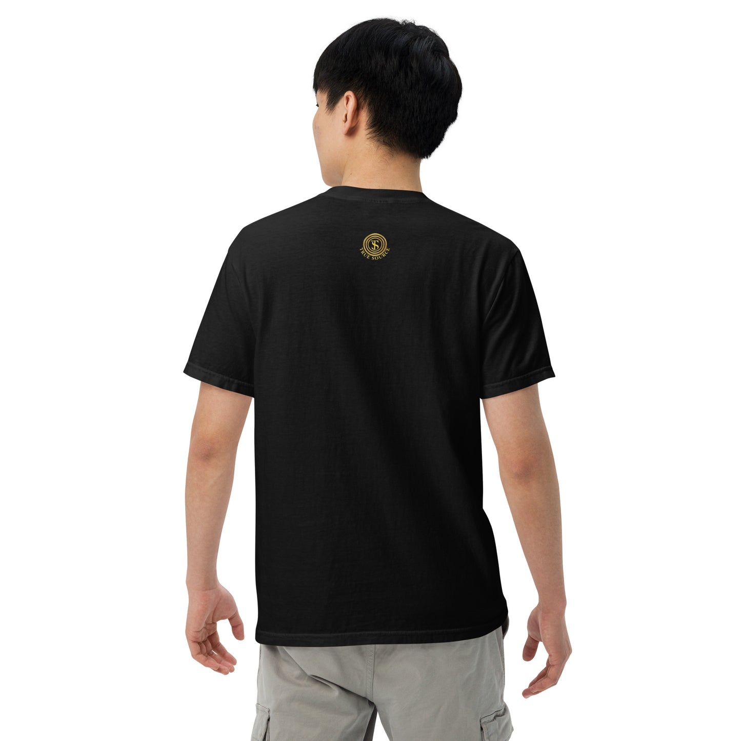 True Source-Unisex garment-dyed heavyweight t-shirt