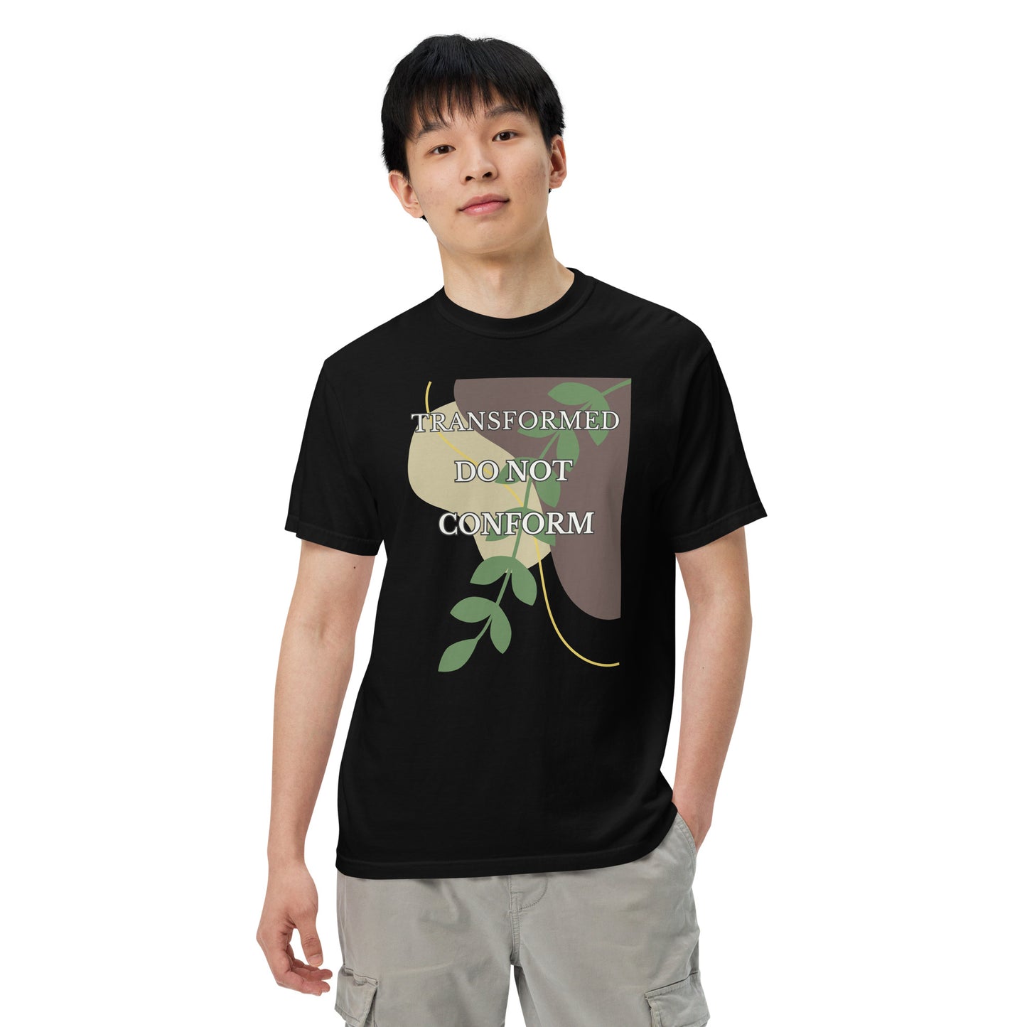 True-Source-Unisex garment-dyed heavyweight t-shirt