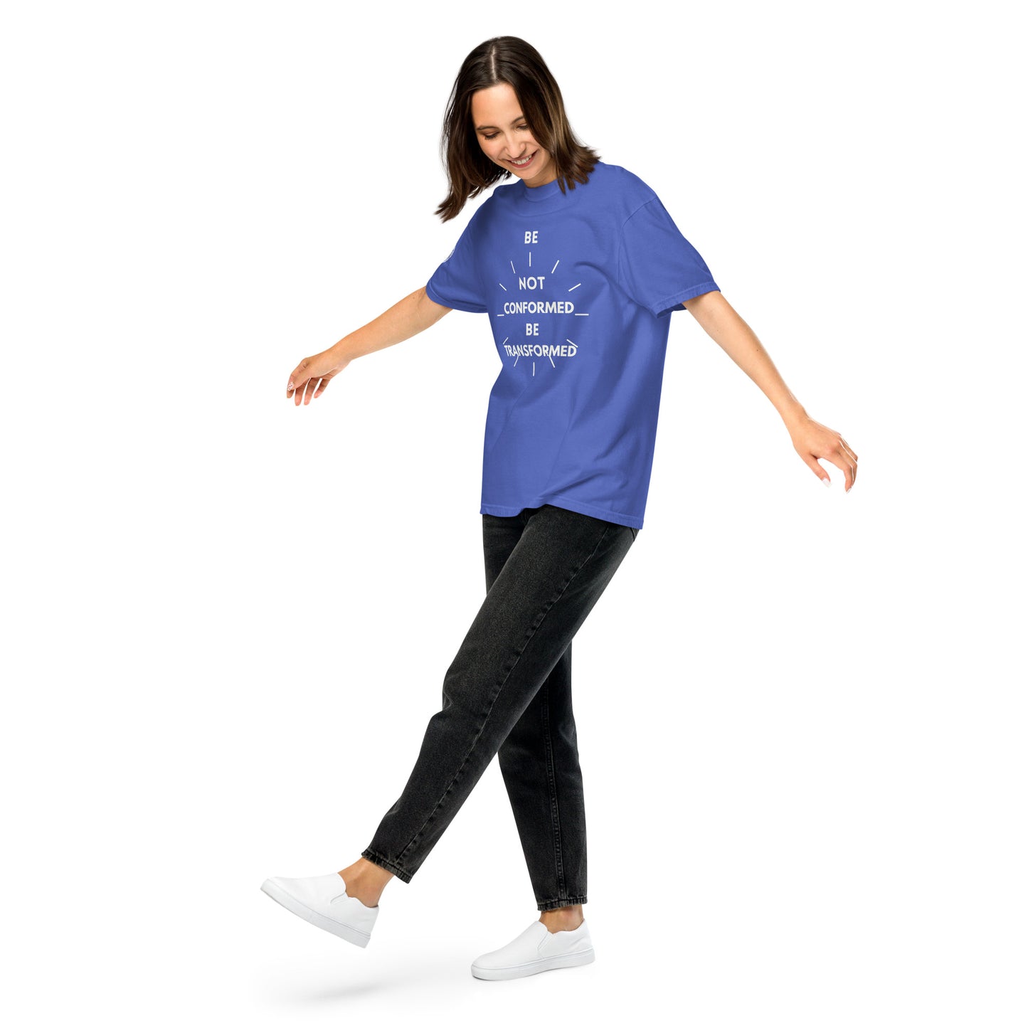 True-Source -Unisex garment-dyed heavyweight t-shirt