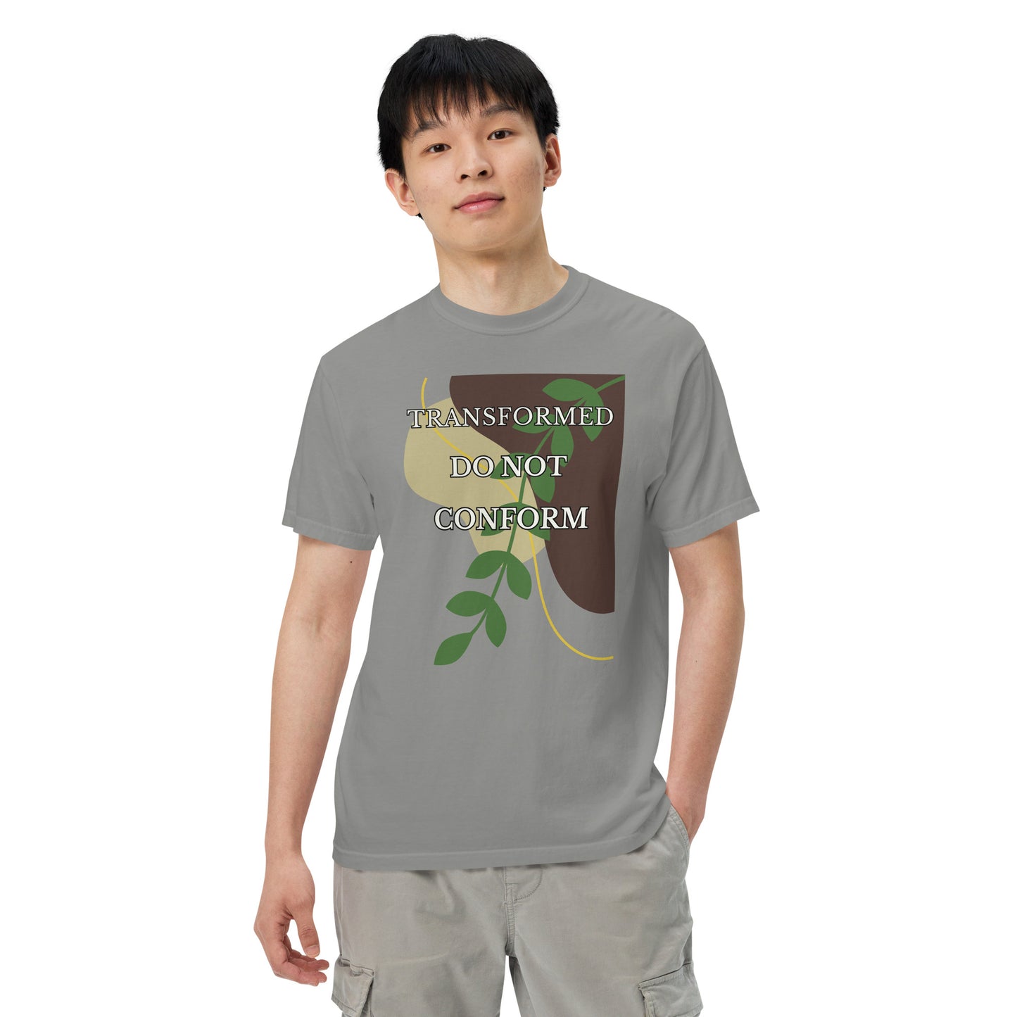 True-Source-Unisex garment-dyed heavyweight t-shirt