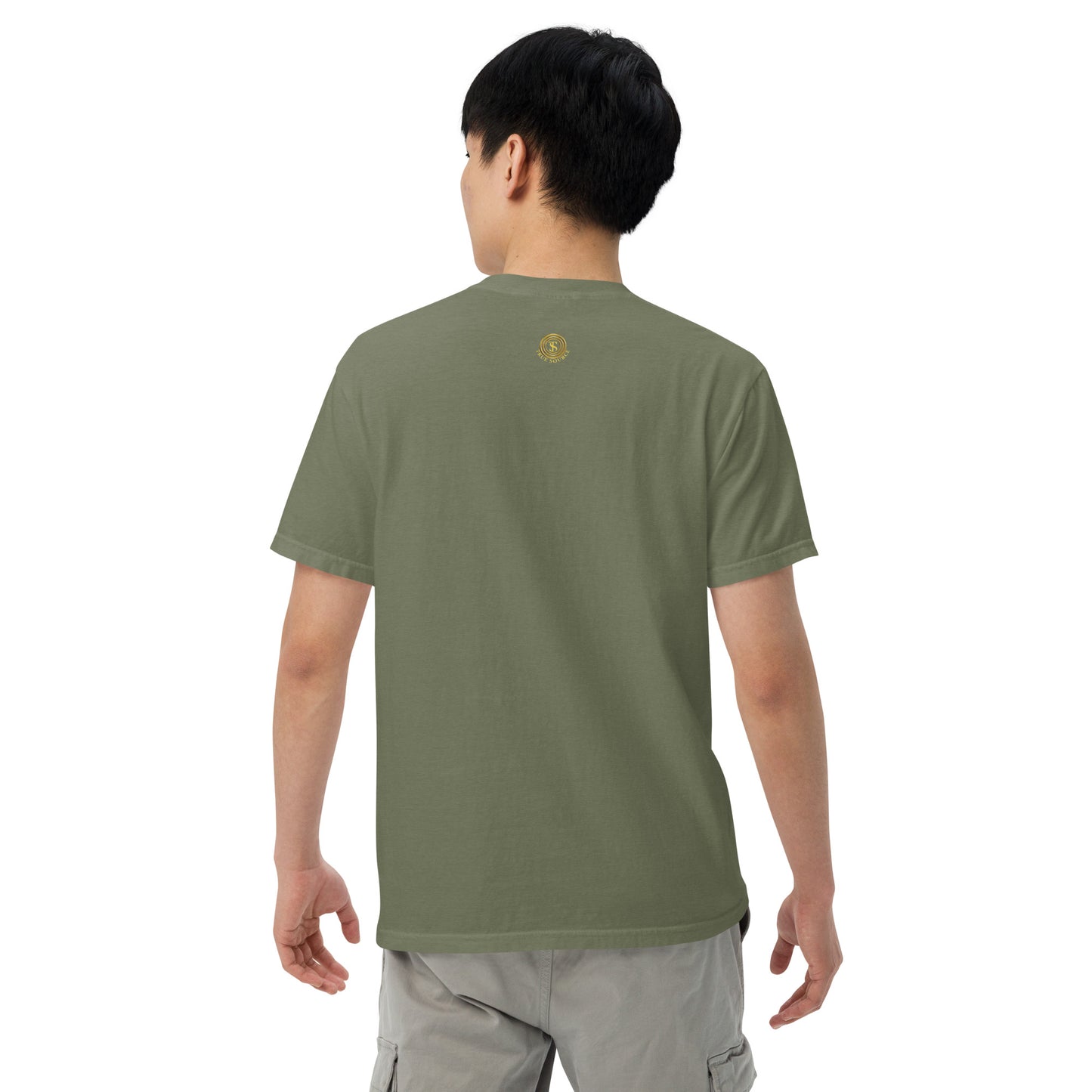 True-Source-Unisex garment-dyed heavyweight t-shirt