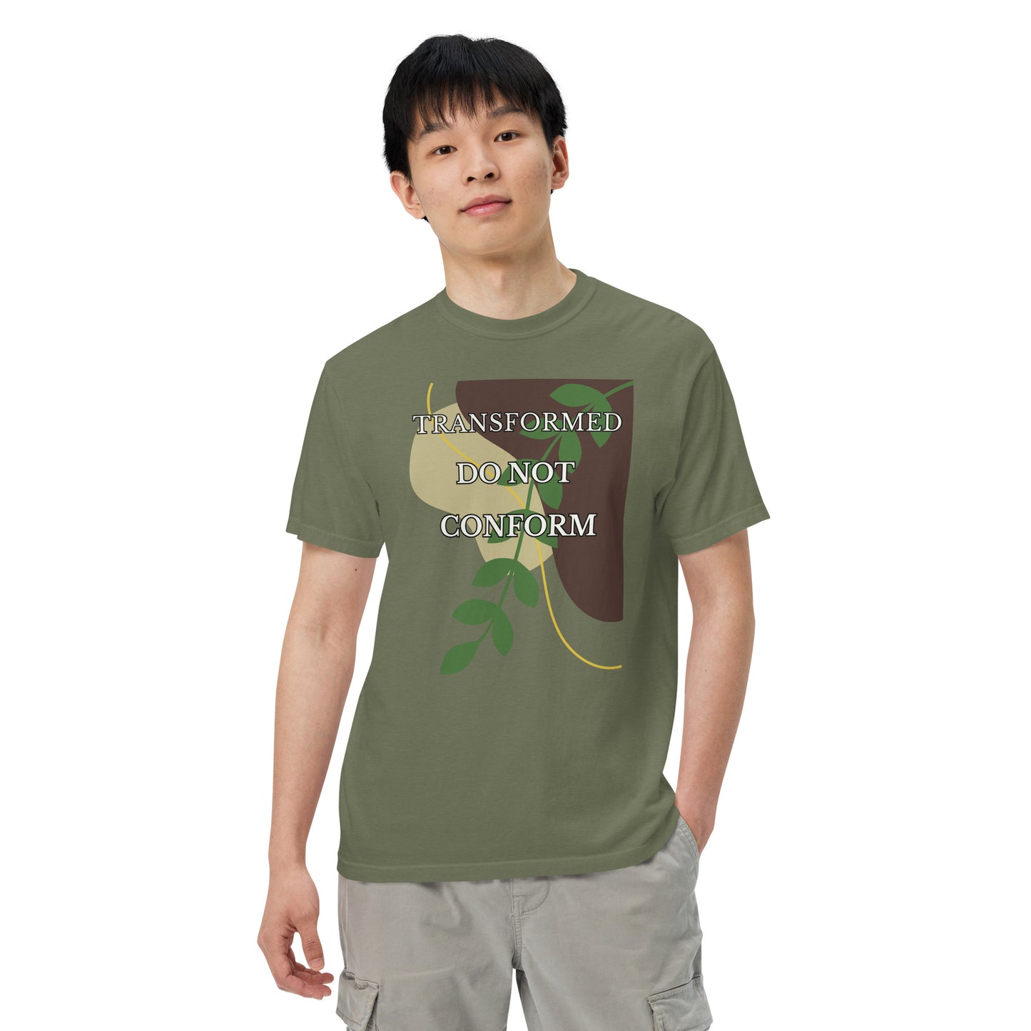 True-Source-Unisex garment-dyed heavyweight t-shirt