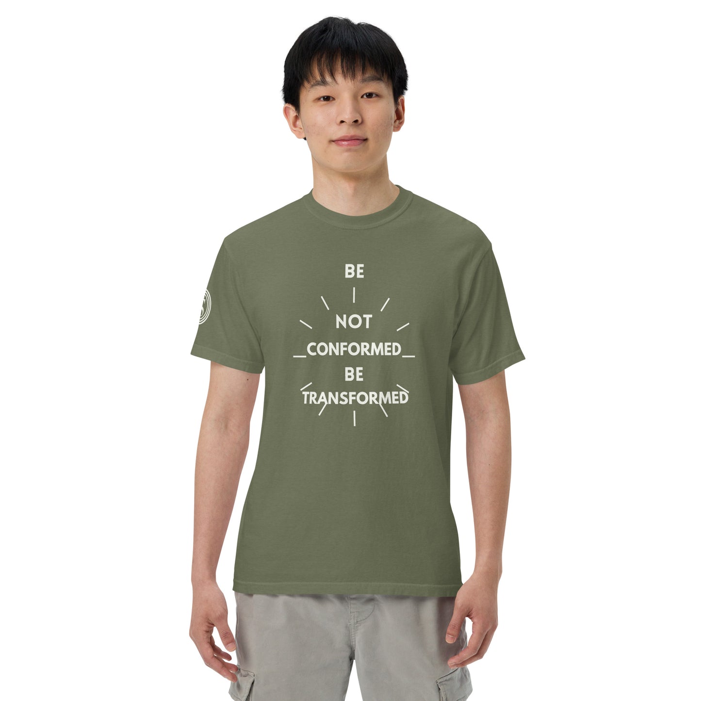 True-Source -Unisex garment-dyed heavyweight t-shirt