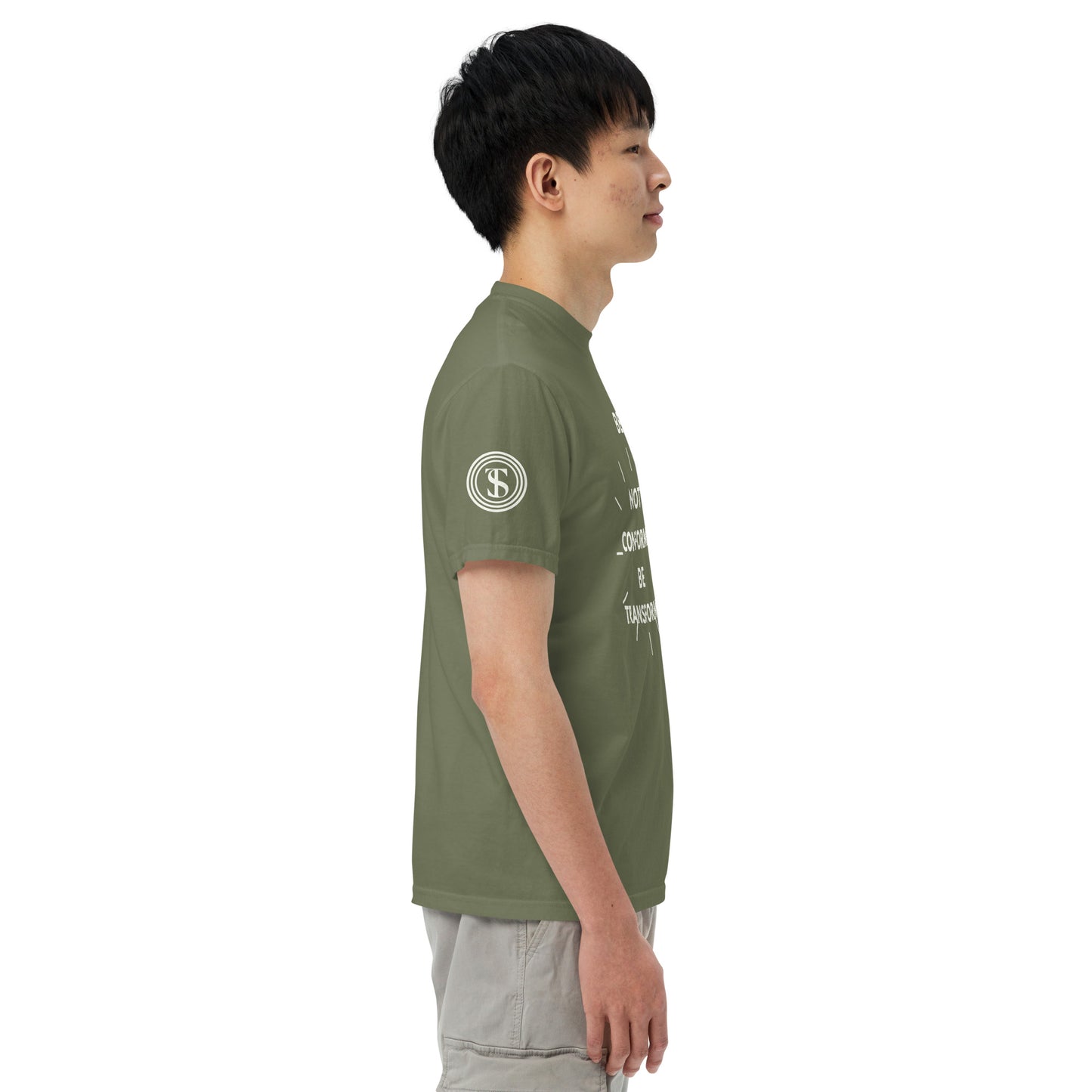 True-Source -Unisex garment-dyed heavyweight t-shirt