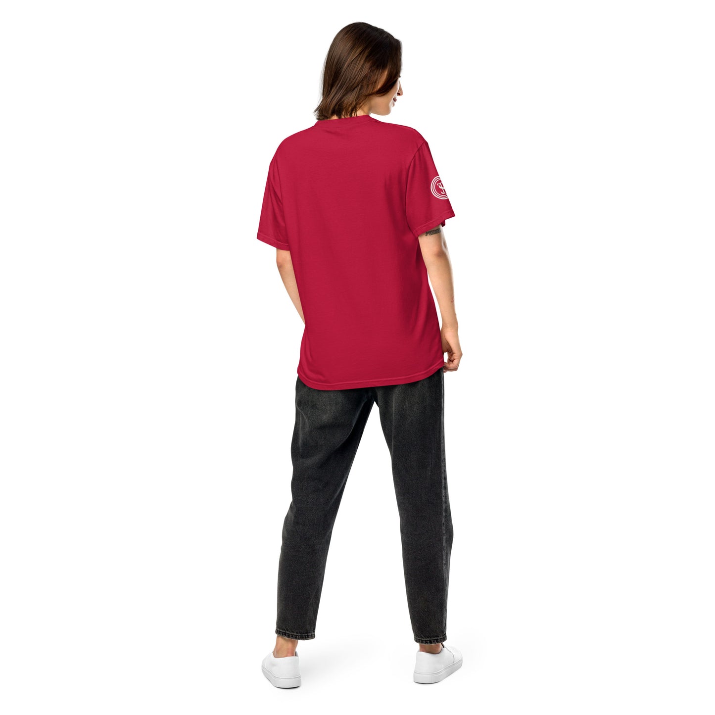 True-Source -Unisex garment-dyed heavyweight t-shirt