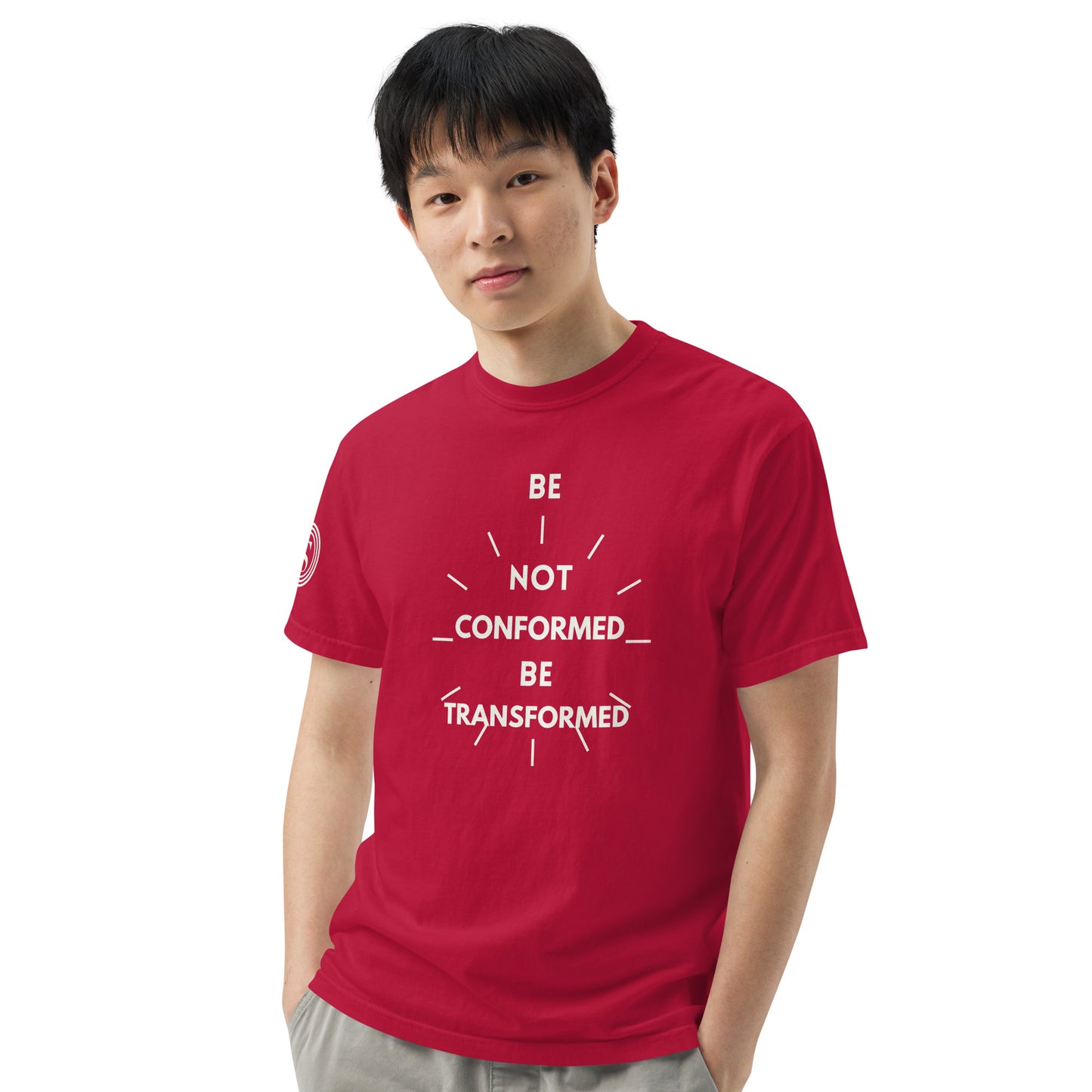 True-Source -Unisex garment-dyed heavyweight t-shirt