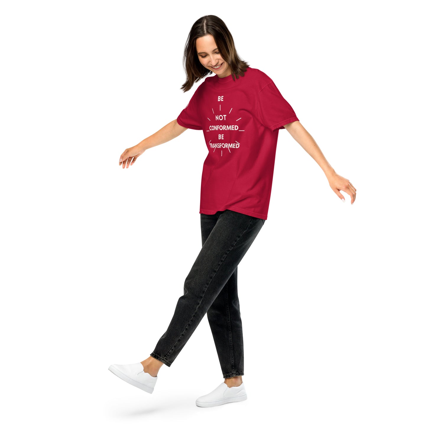 True-Source -Unisex garment-dyed heavyweight t-shirt