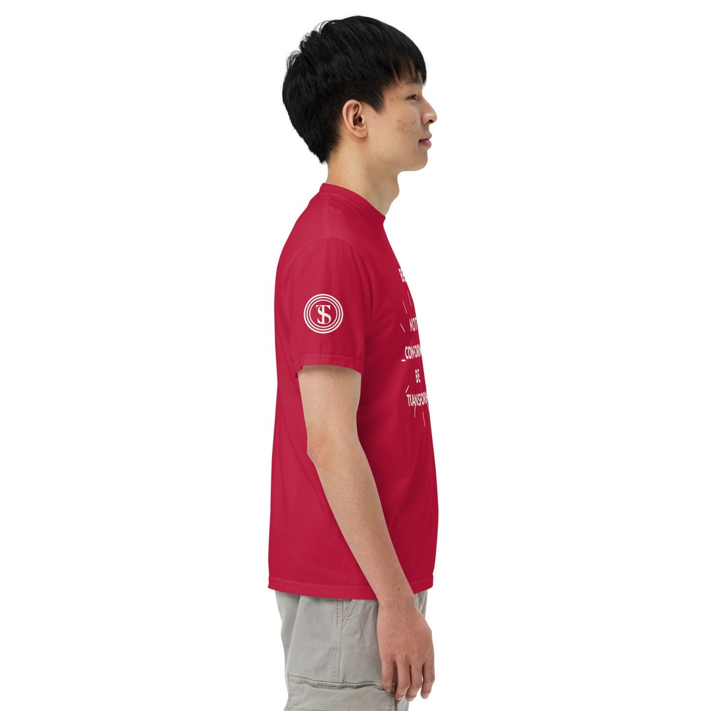 True-Source -Unisex garment-dyed heavyweight t-shirt