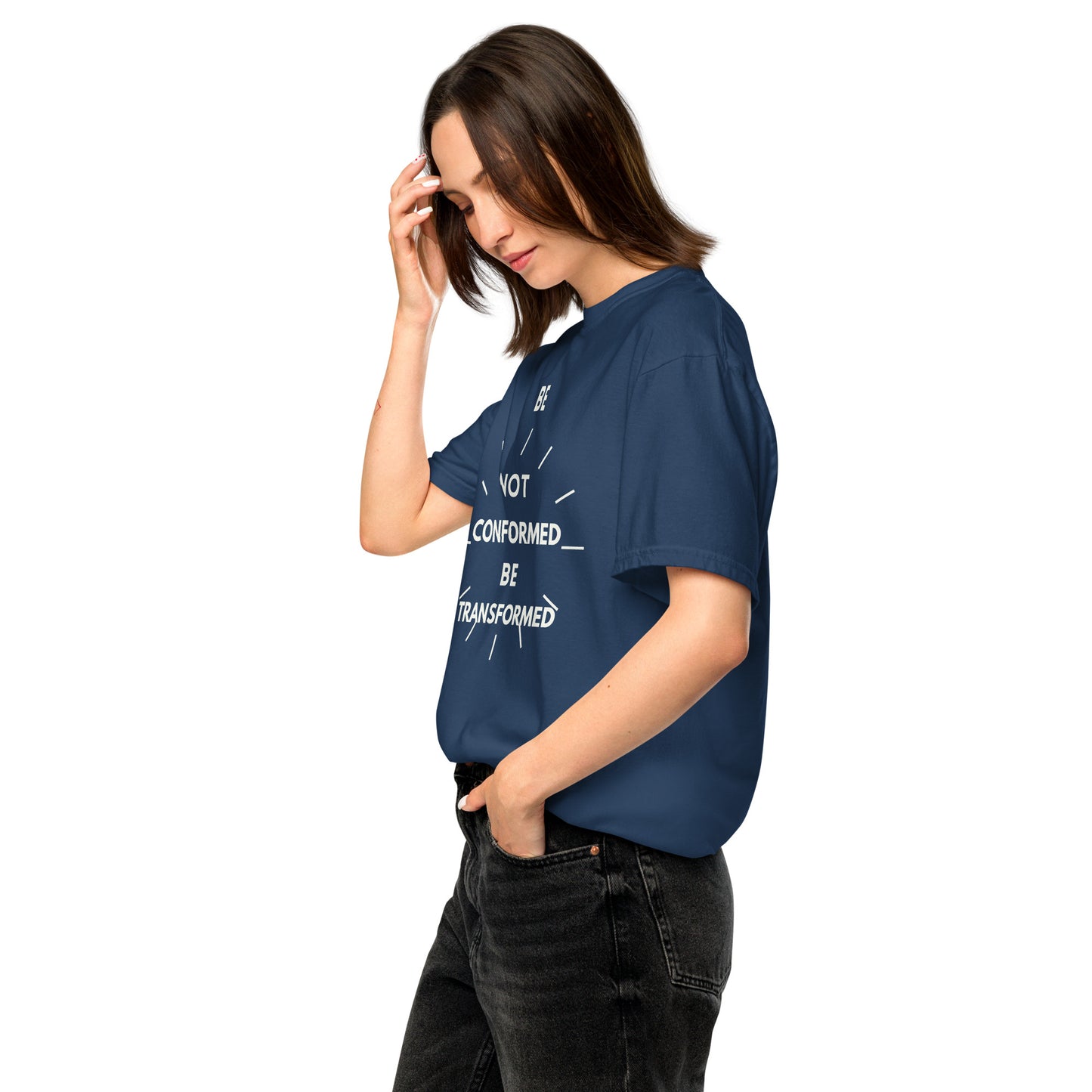 True-Source -Unisex garment-dyed heavyweight t-shirt