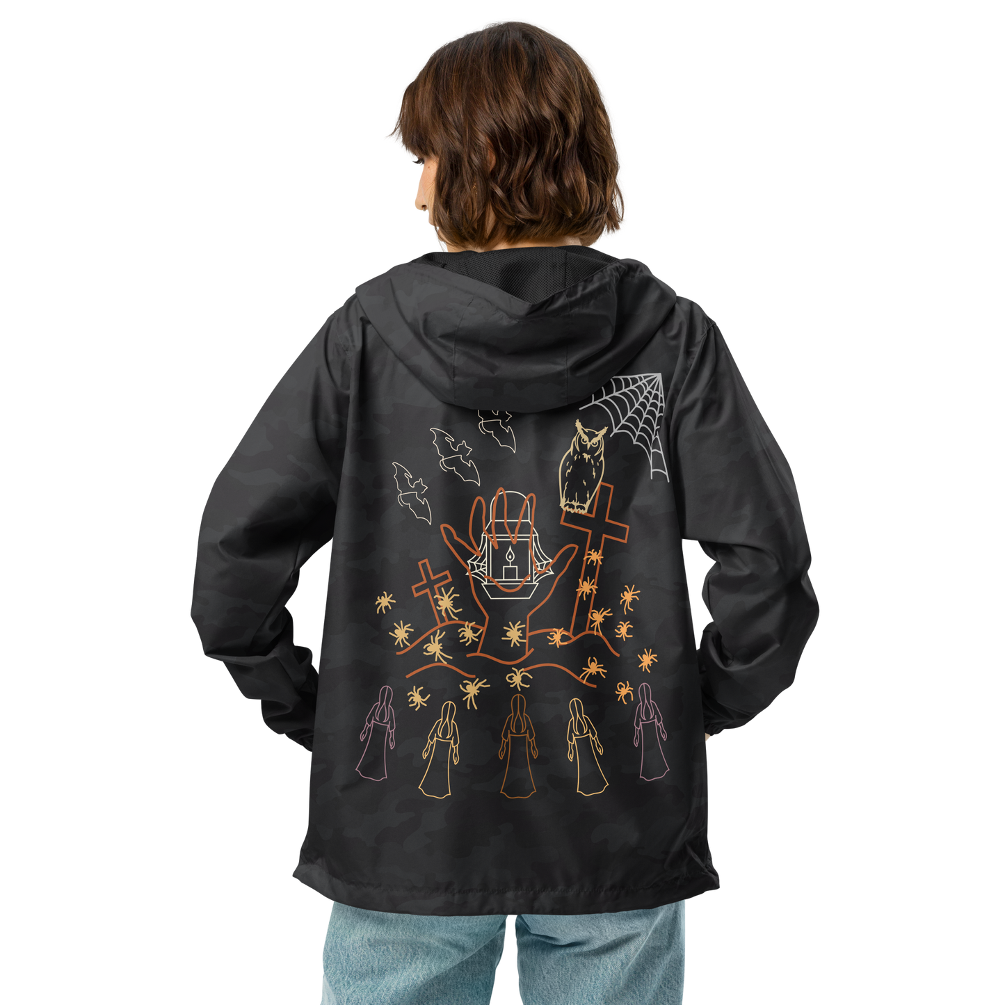 Think Positive- Unisex lightweight zip up windbreaker