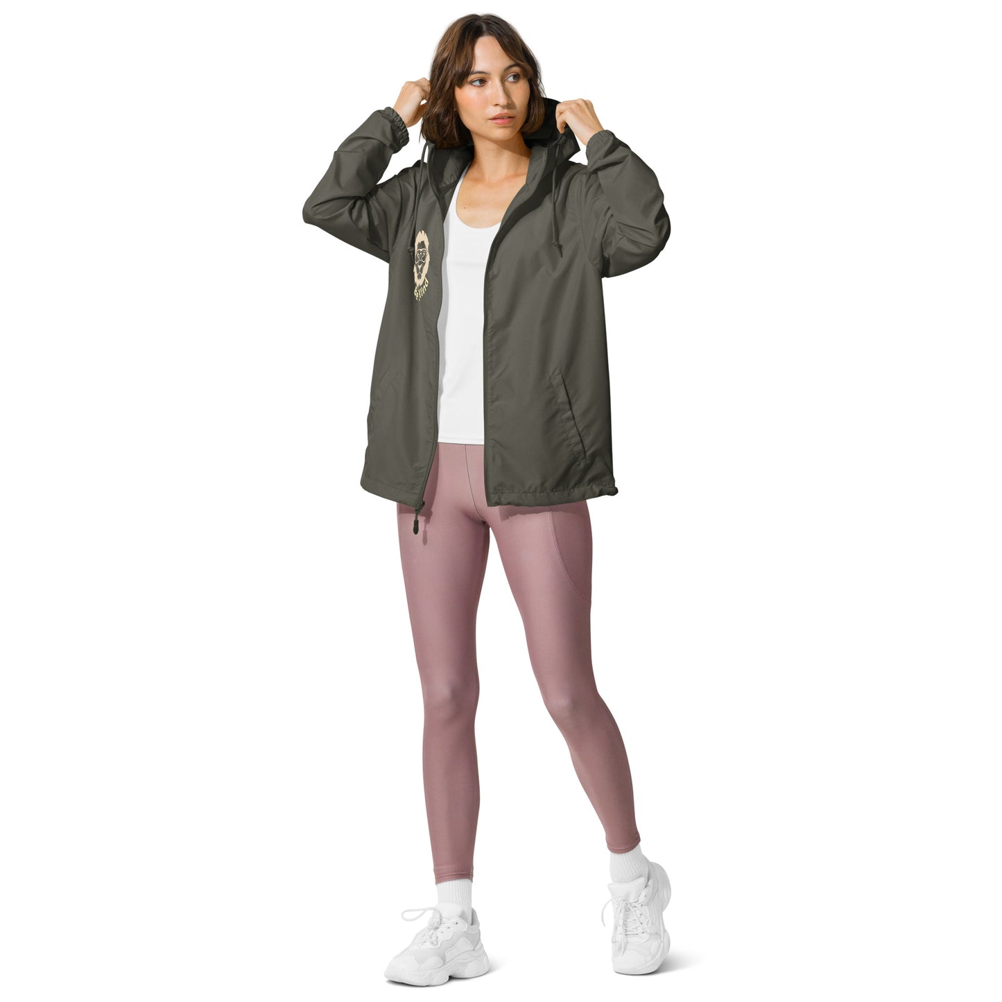 True Source-Unisex lightweight zip up windbreaker