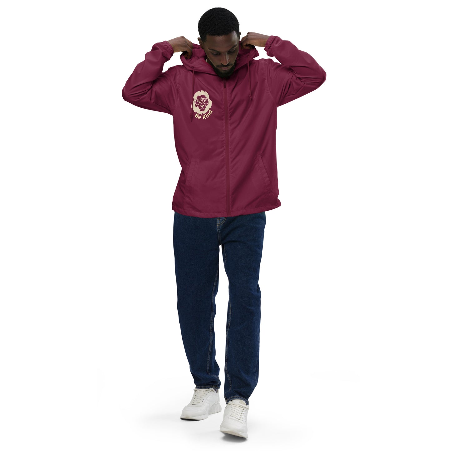 True Source-Unisex lightweight zip up windbreaker