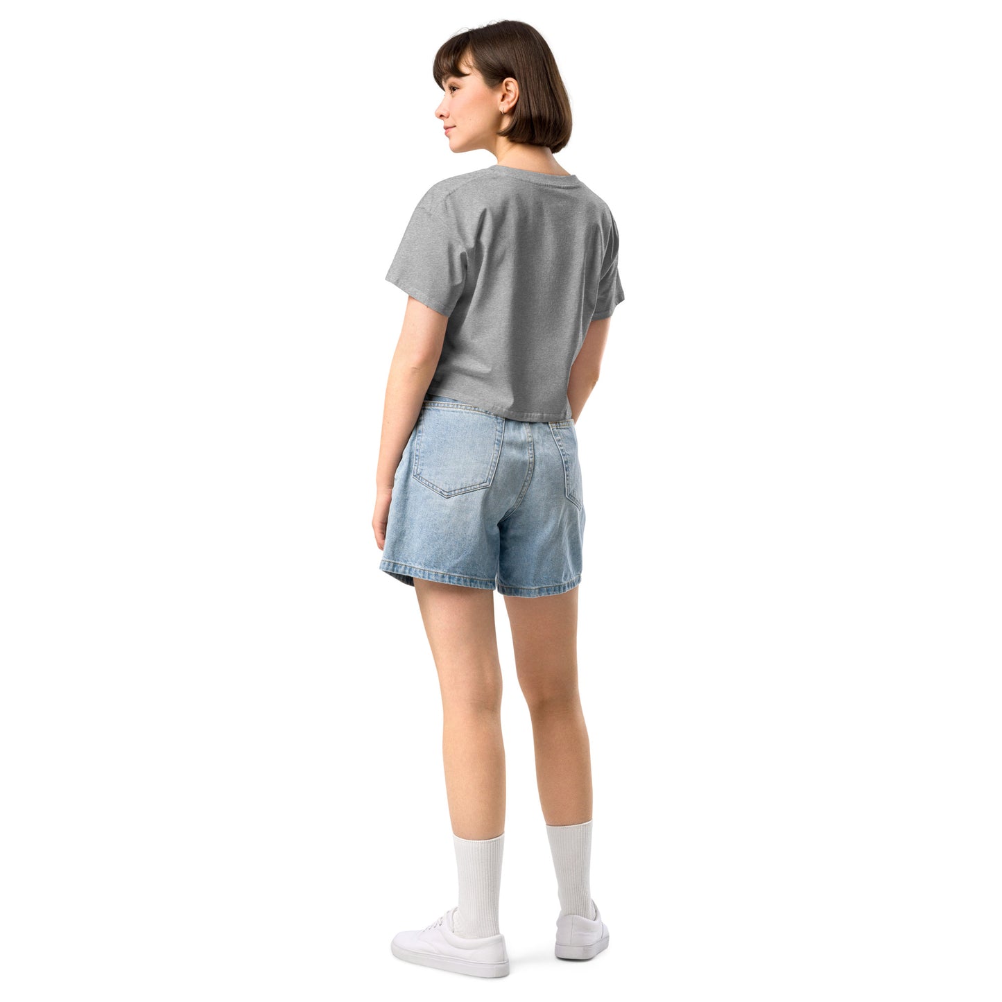 Think Positive-Women’s crop top