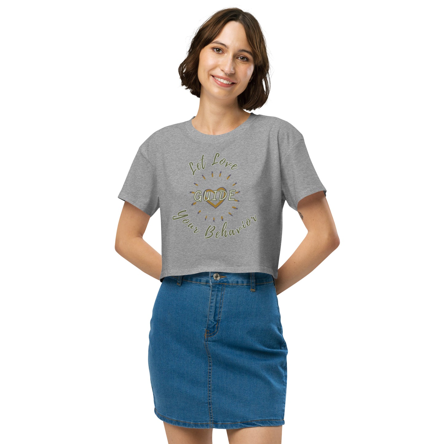 A Heart Thing-Women’s crop top