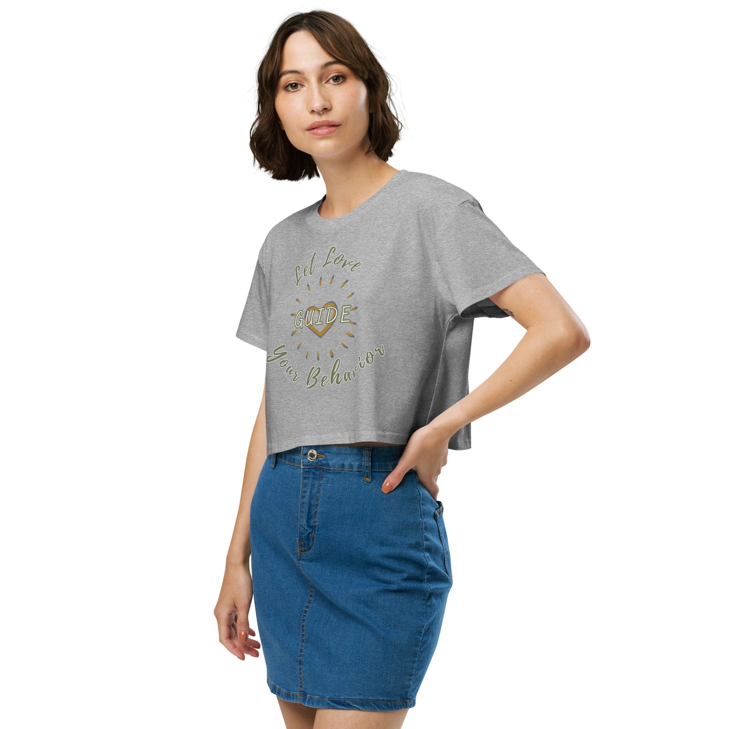 A Heart Thing-Women’s crop top