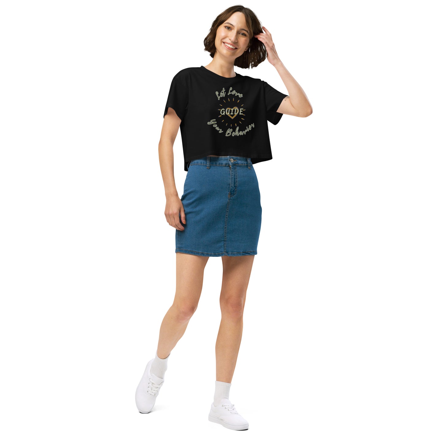 A Heart Thing-Women’s crop top