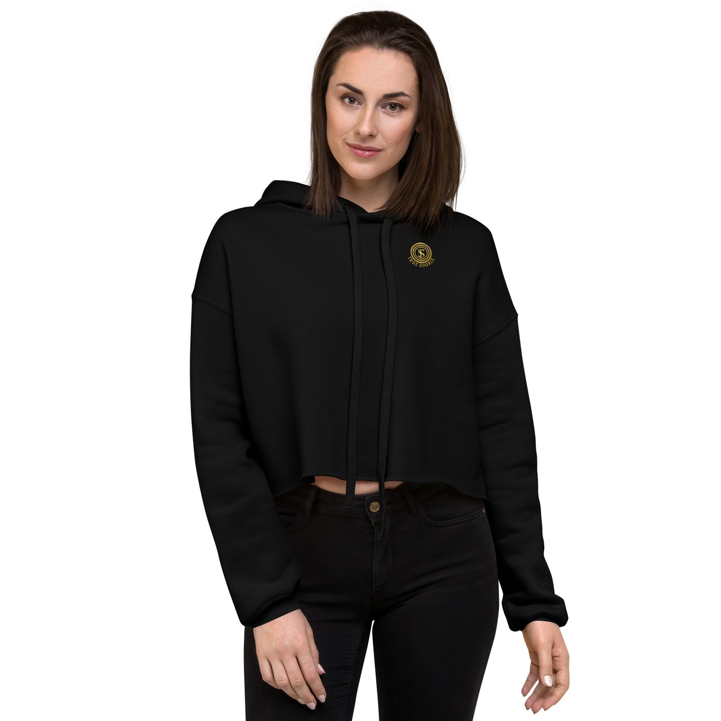 True Source-Crop Hoodie