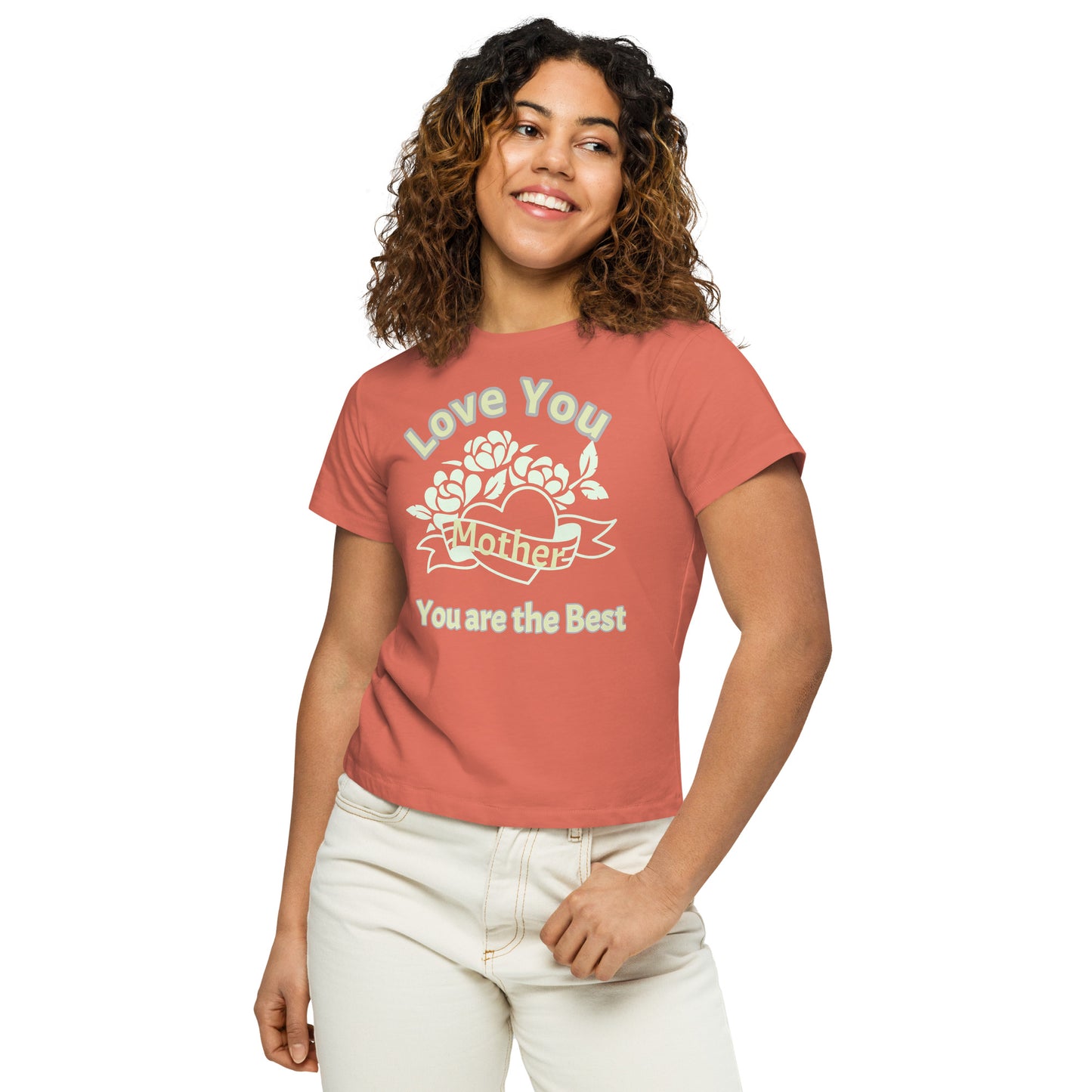 A Heart Thing-Women’s high-waisted t-shirt