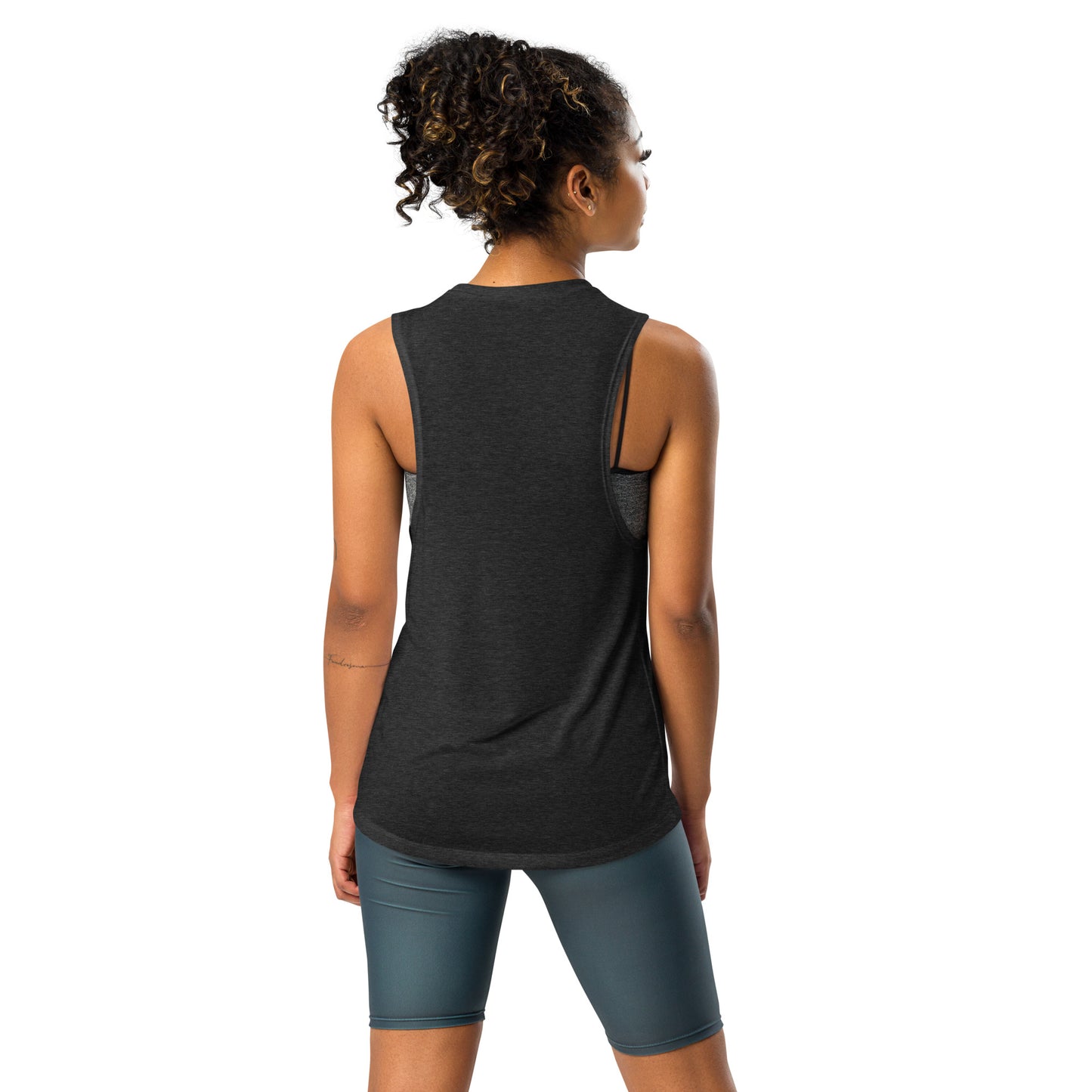 Think Positive-Ladies’ Muscle Tank
