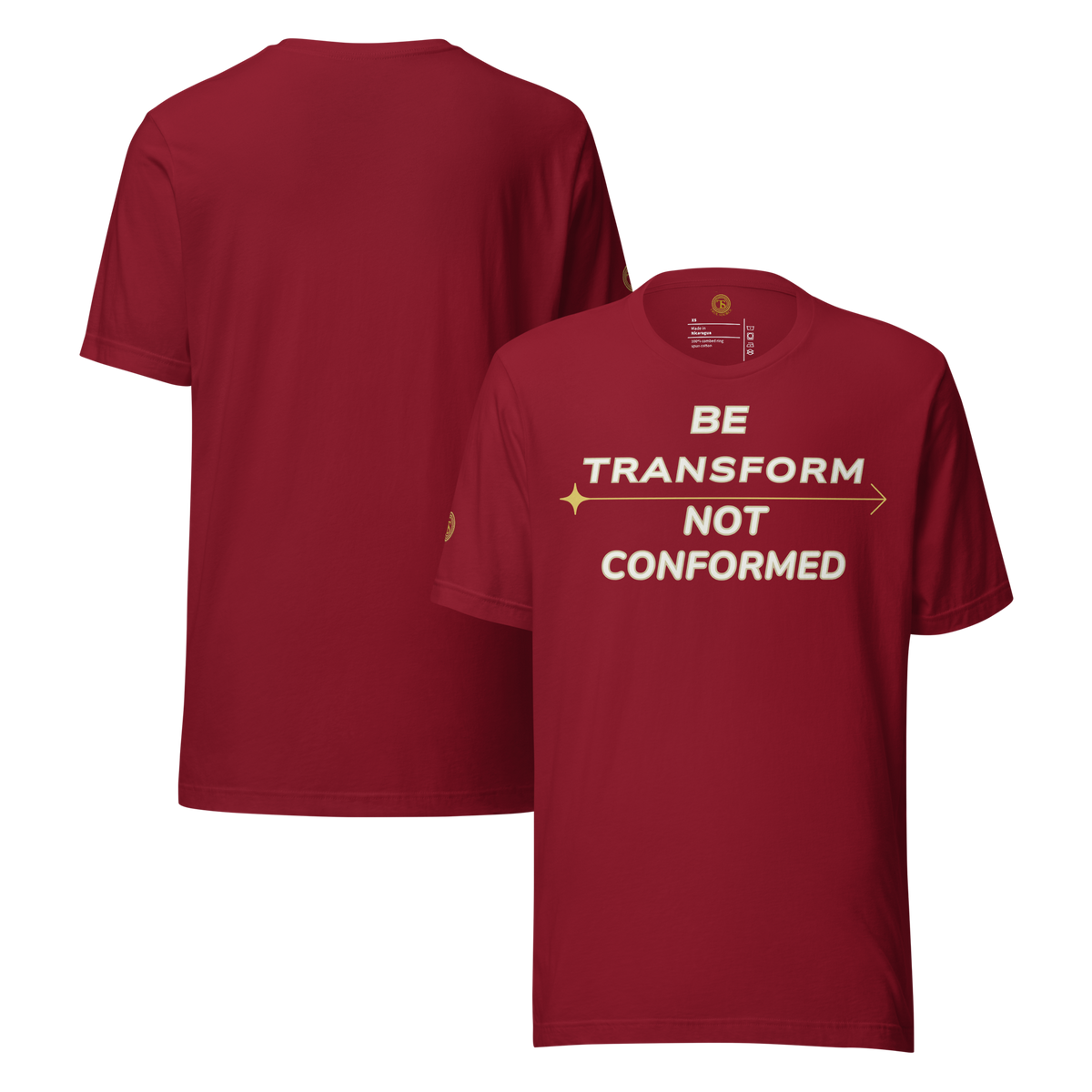 The Transformation Tee | Romans 12:2 Faith-Based Apparel