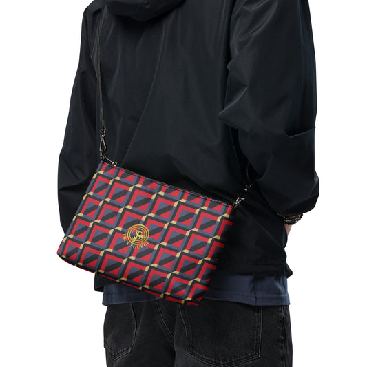 Geometric Signature Crossbody Bag | Modern Everyday Travel Carry
