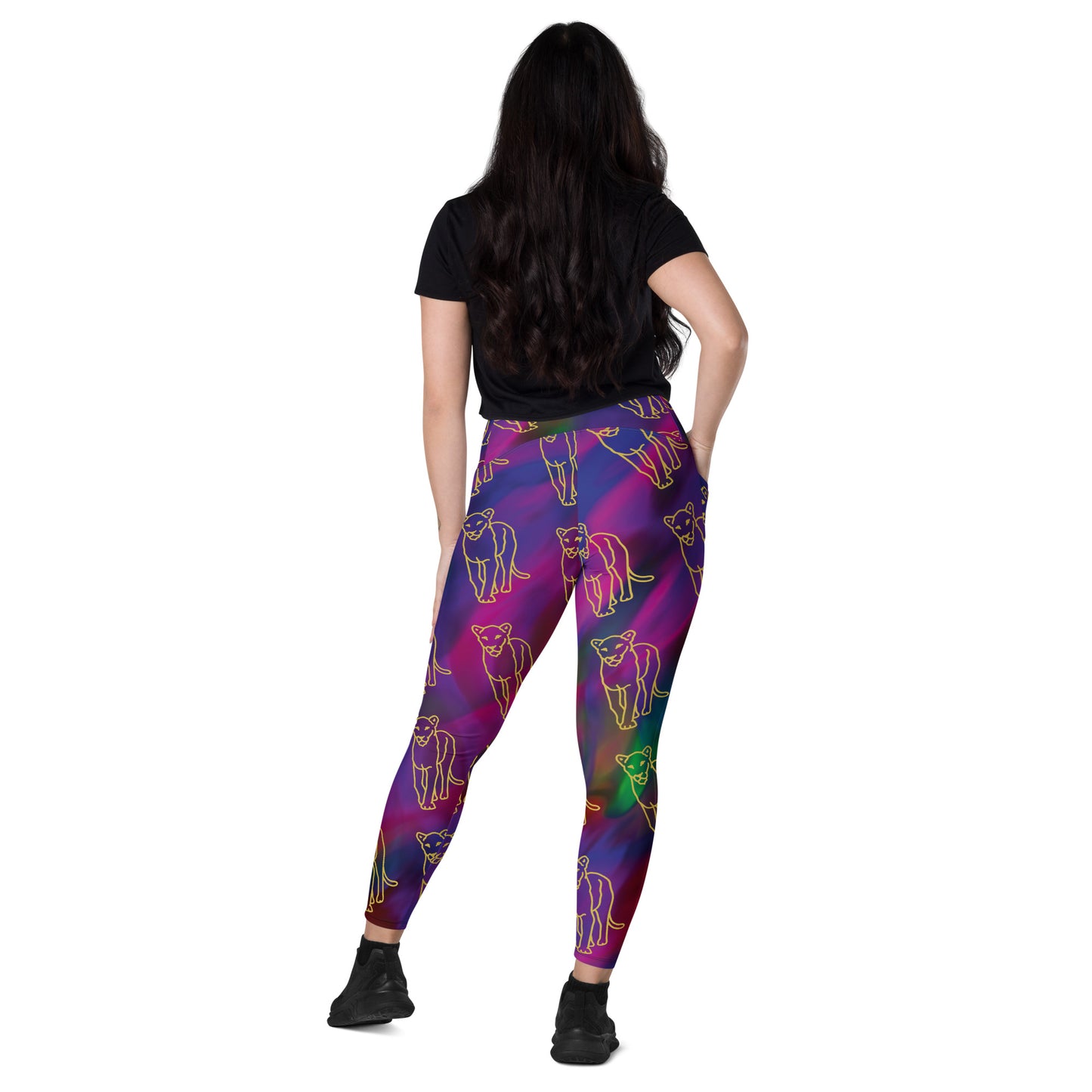 Scope of Colors- Crossover leggings with pockets